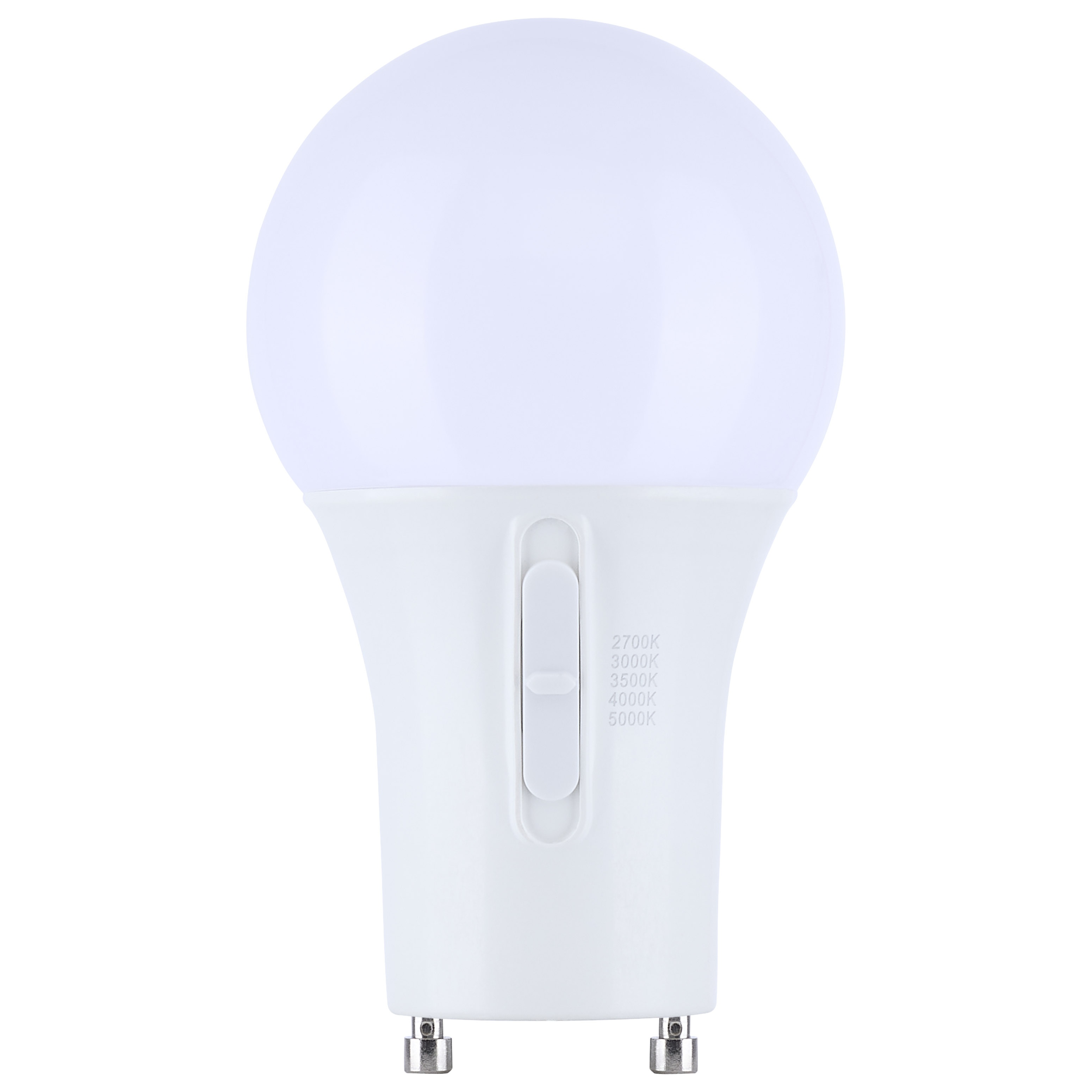 SATCO® S12144 LED A Line, 9.5 W, 60 W Incandescent Equivalent, GU24 LED Lamp, A19 Shape, 800 Lumens