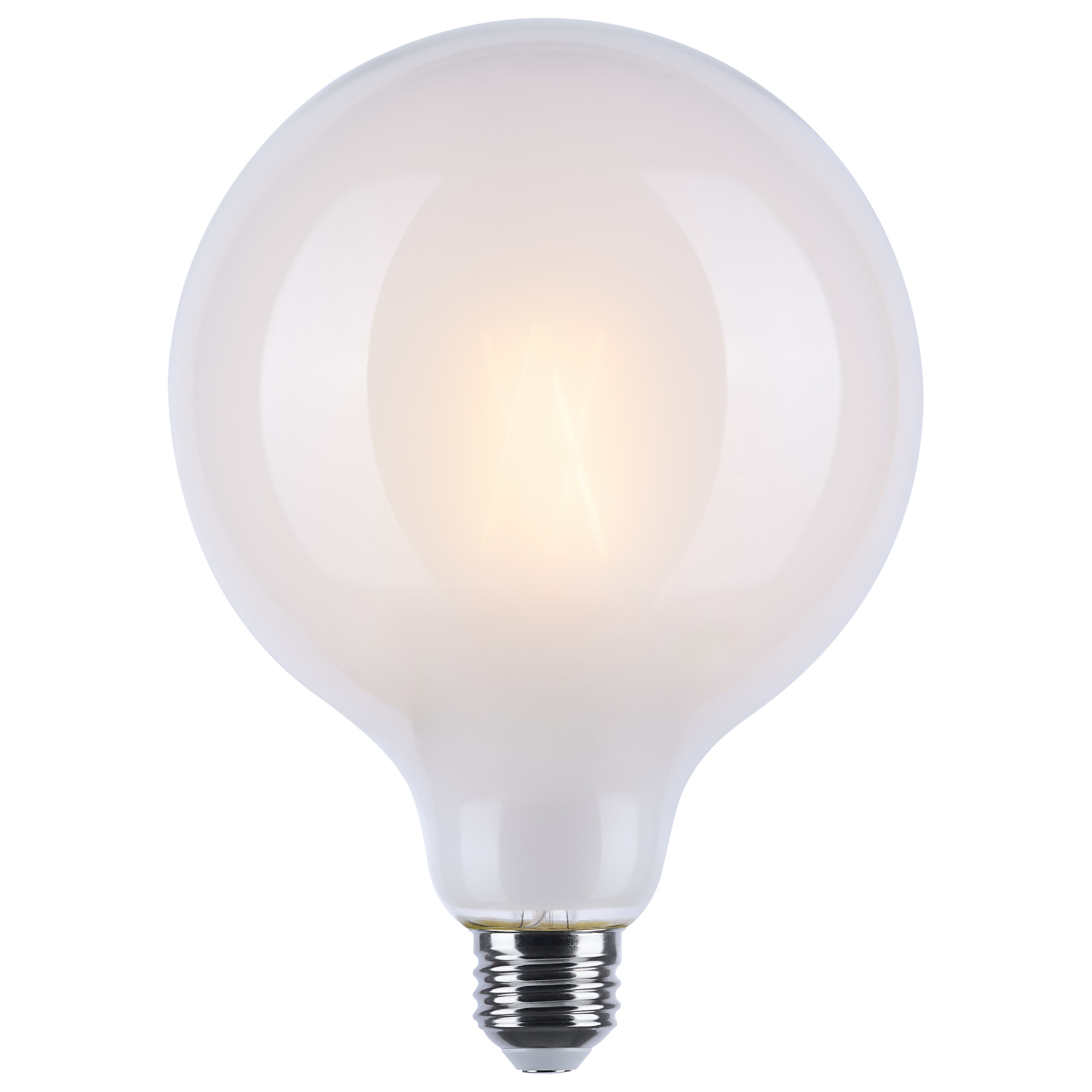 SATCO® S12156 Indoor LED Decorative, 8 W, 60 W Incandescent Equivalent, Medium LED Lamp, G40 Shape, 800 Lumens