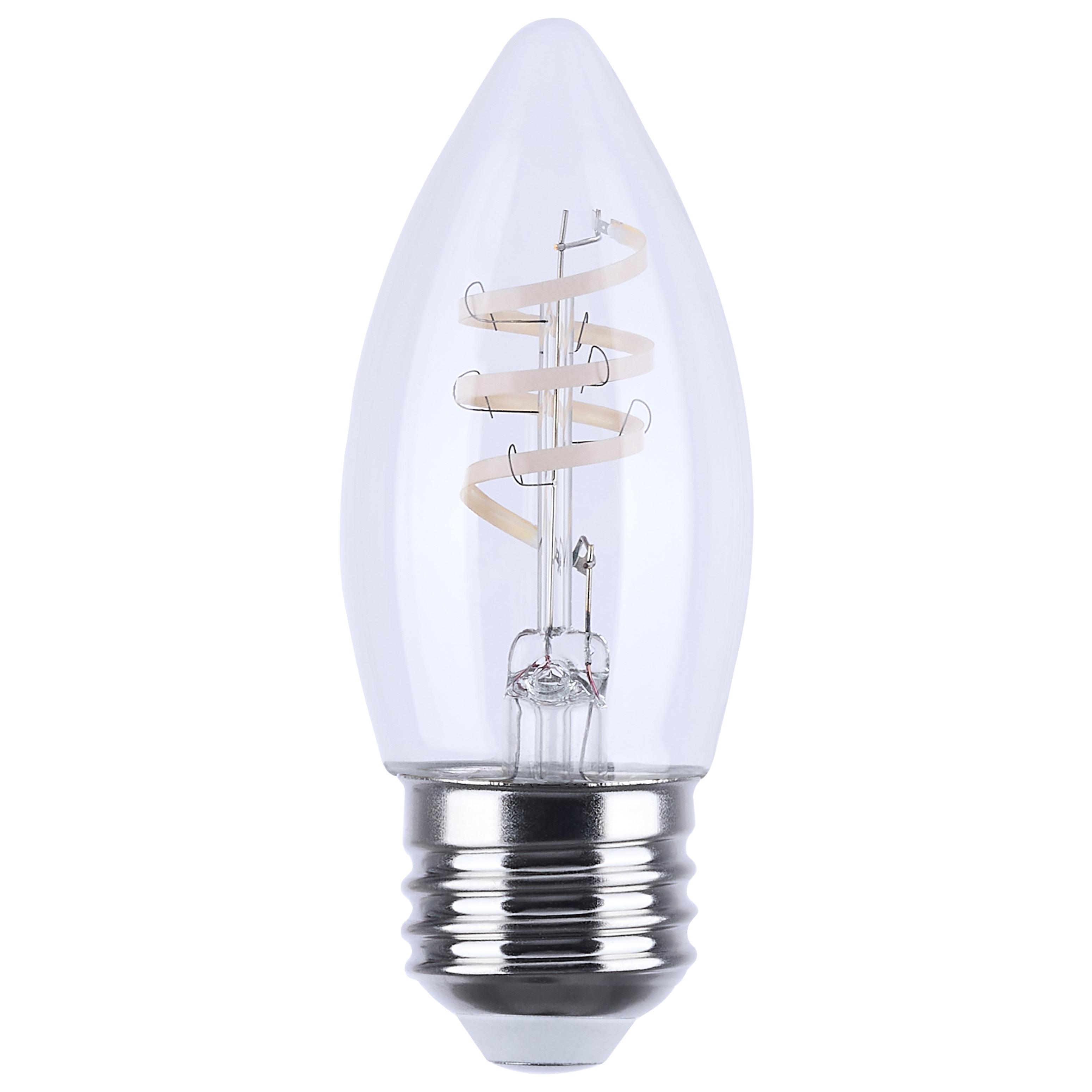 NUVO® by SATCO S12554 Lamp, 40 W Incandescent Equivalent, E26 Medium, B11 Shape, 350 Lumens