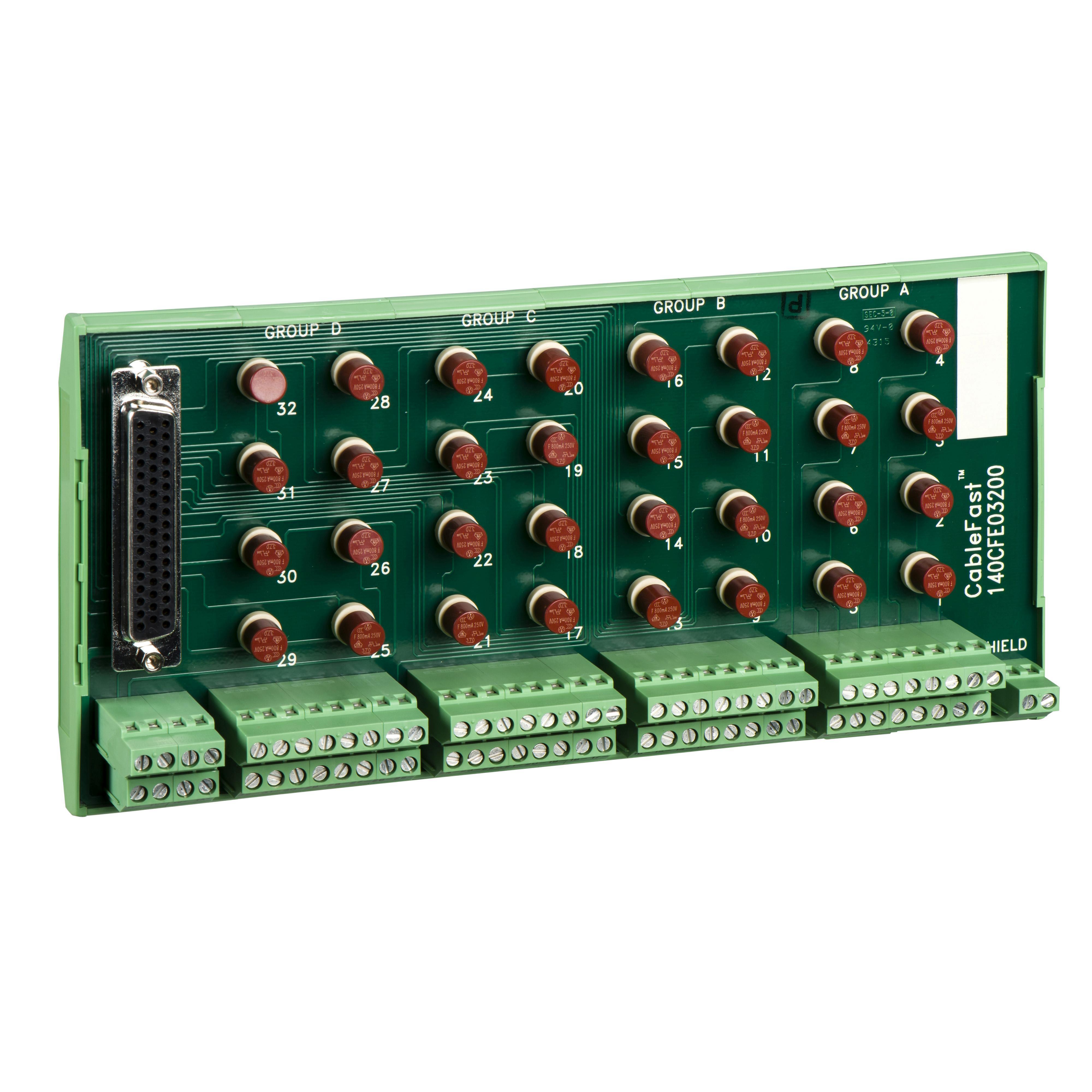 Schneider Electric 140CFK00400 PLC Terminal Bases