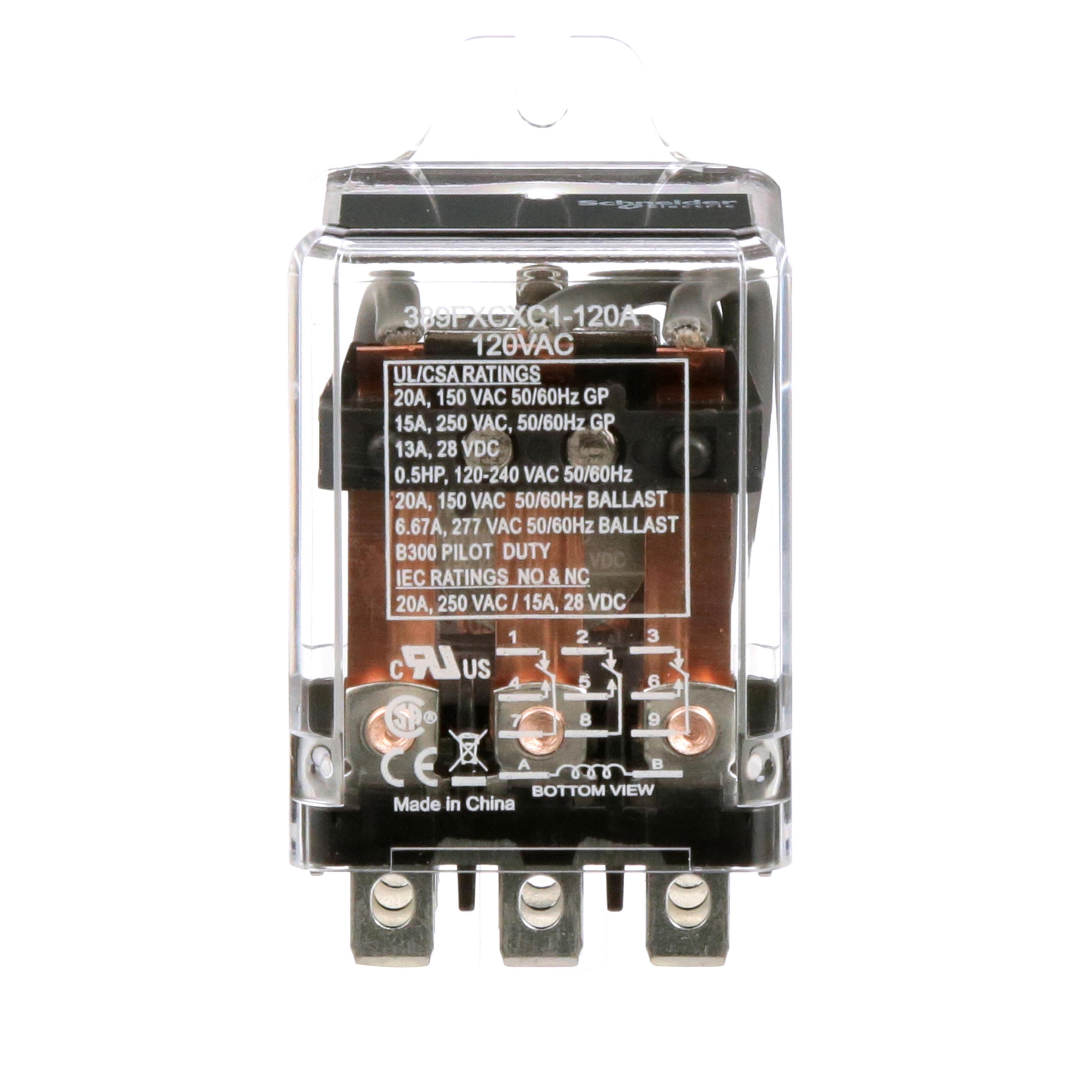 Schneider Electric 389FXCXC1-120A Power Relays