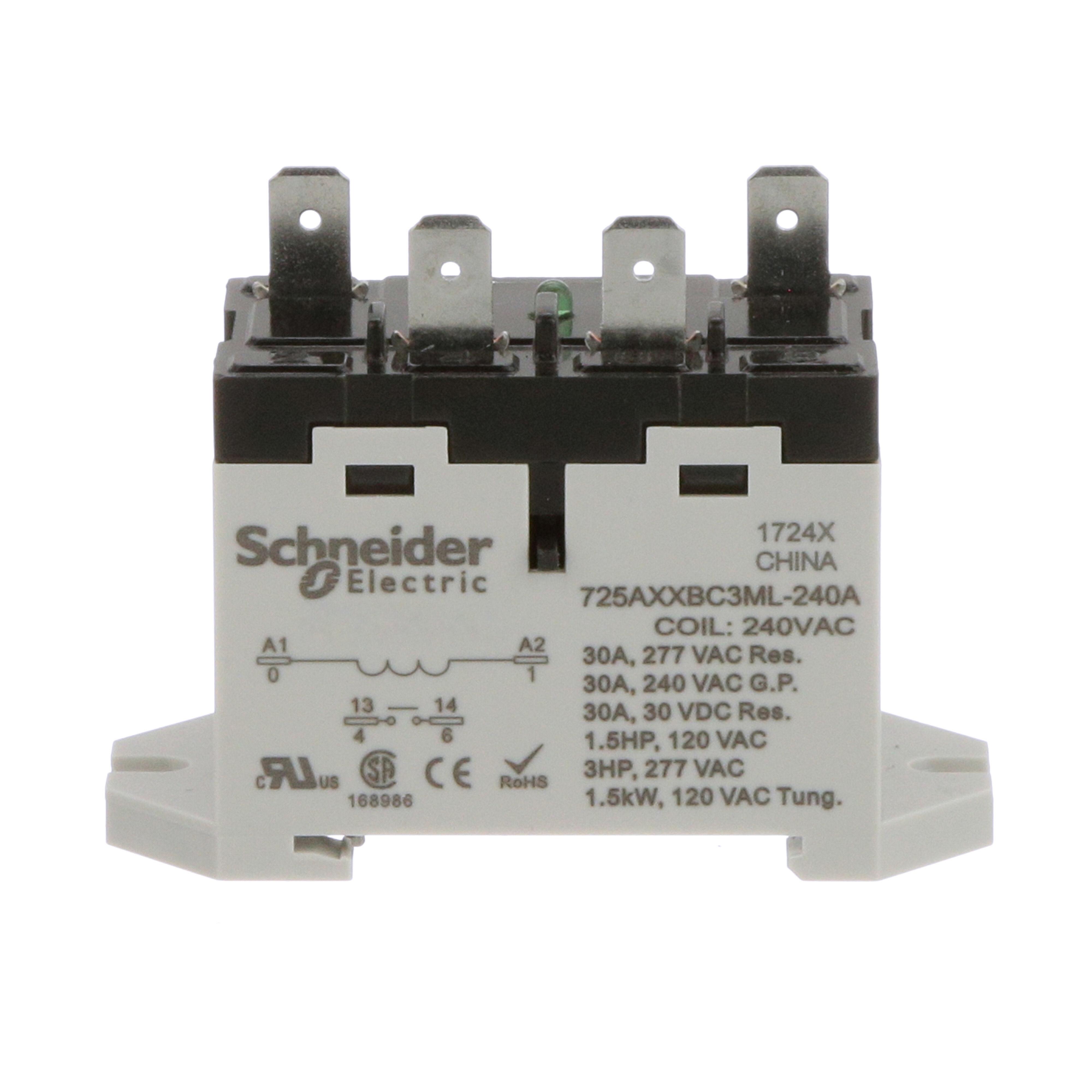 Schneider Electric 725AXXBC3ML-240A Power Relays