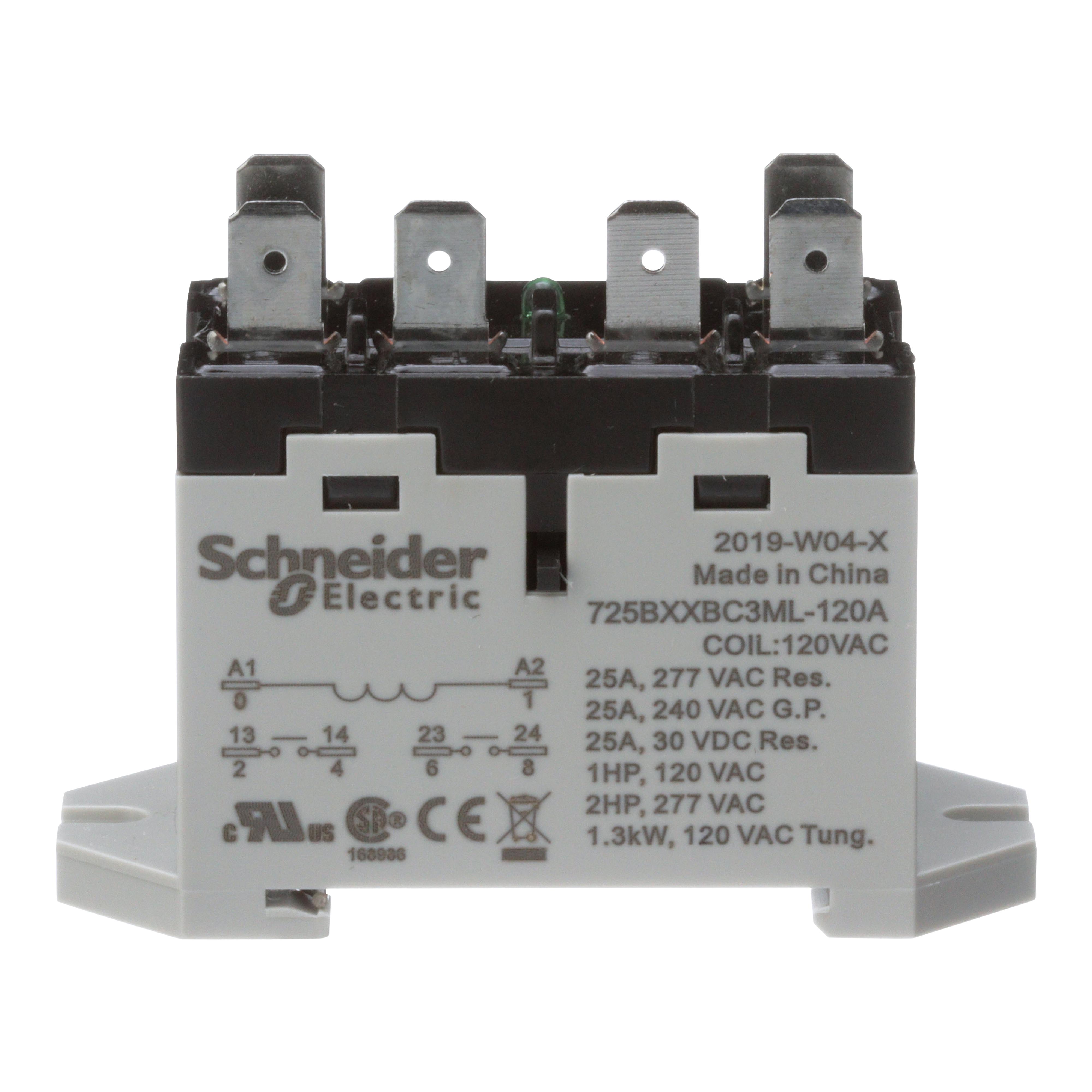 Schneider Electric 725BXXBC3ML-120A Power Relays