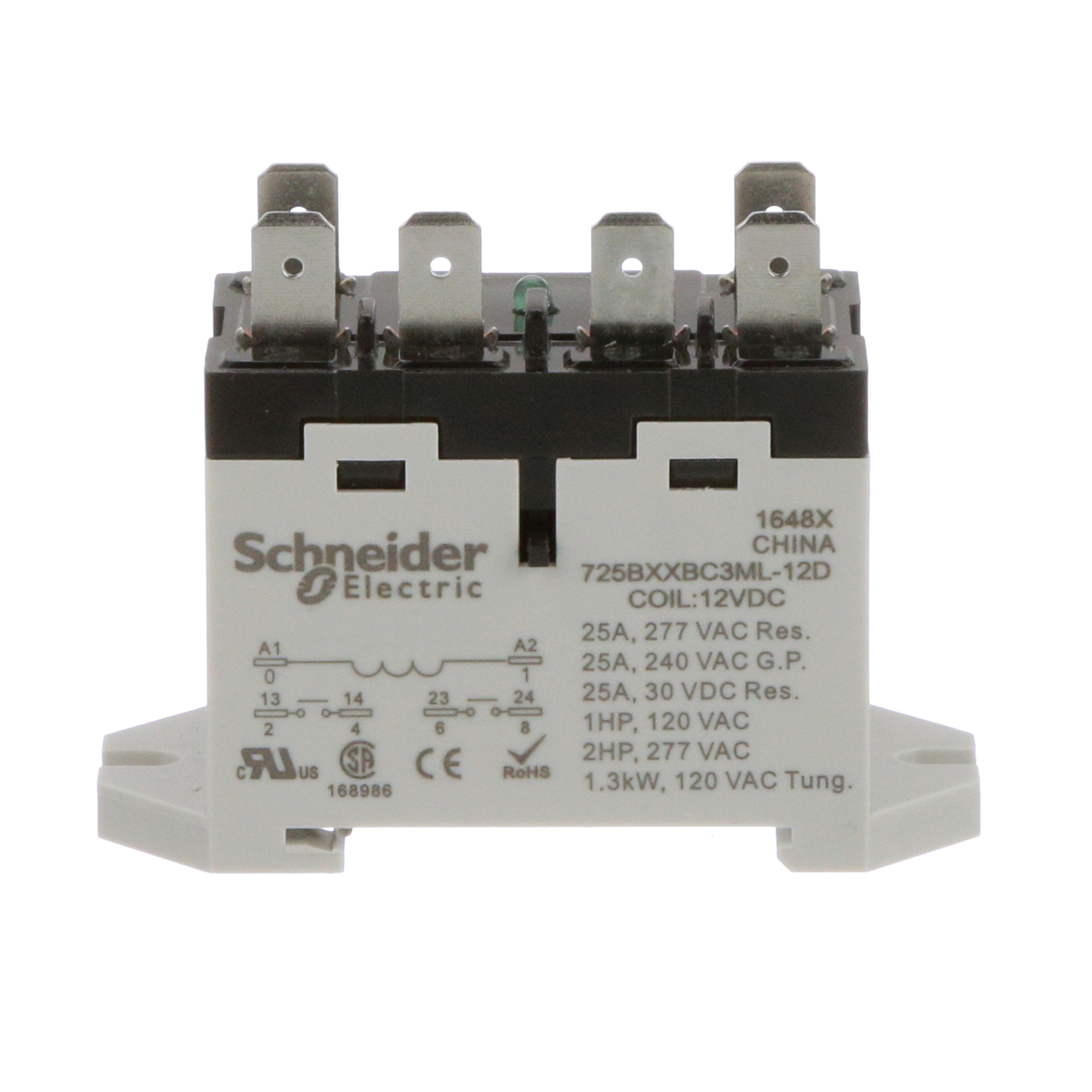Schneider Electric 725BXXBC3ML-12D Power Relays