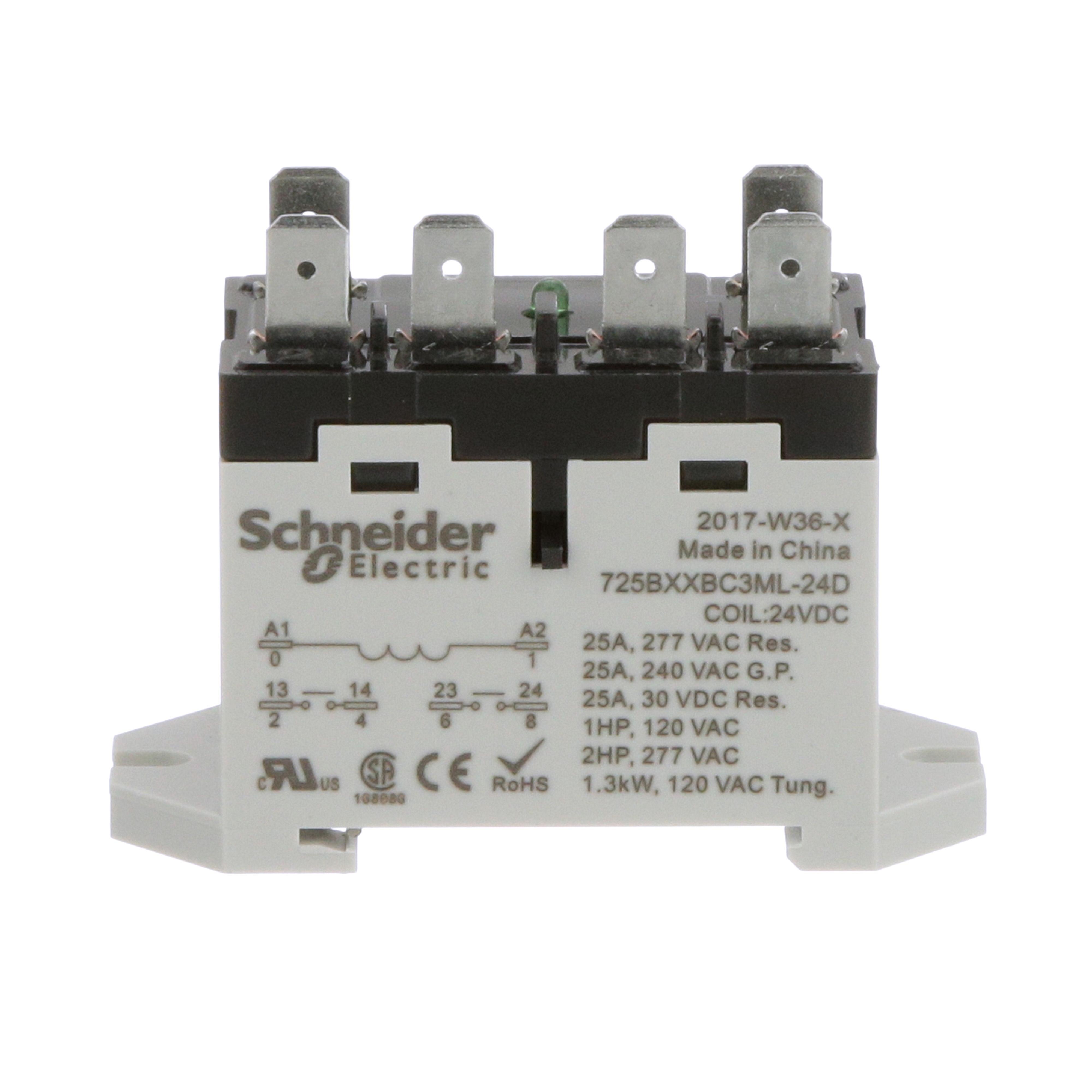 Schneider Electric 725BXXBC3ML-24D Power Relays