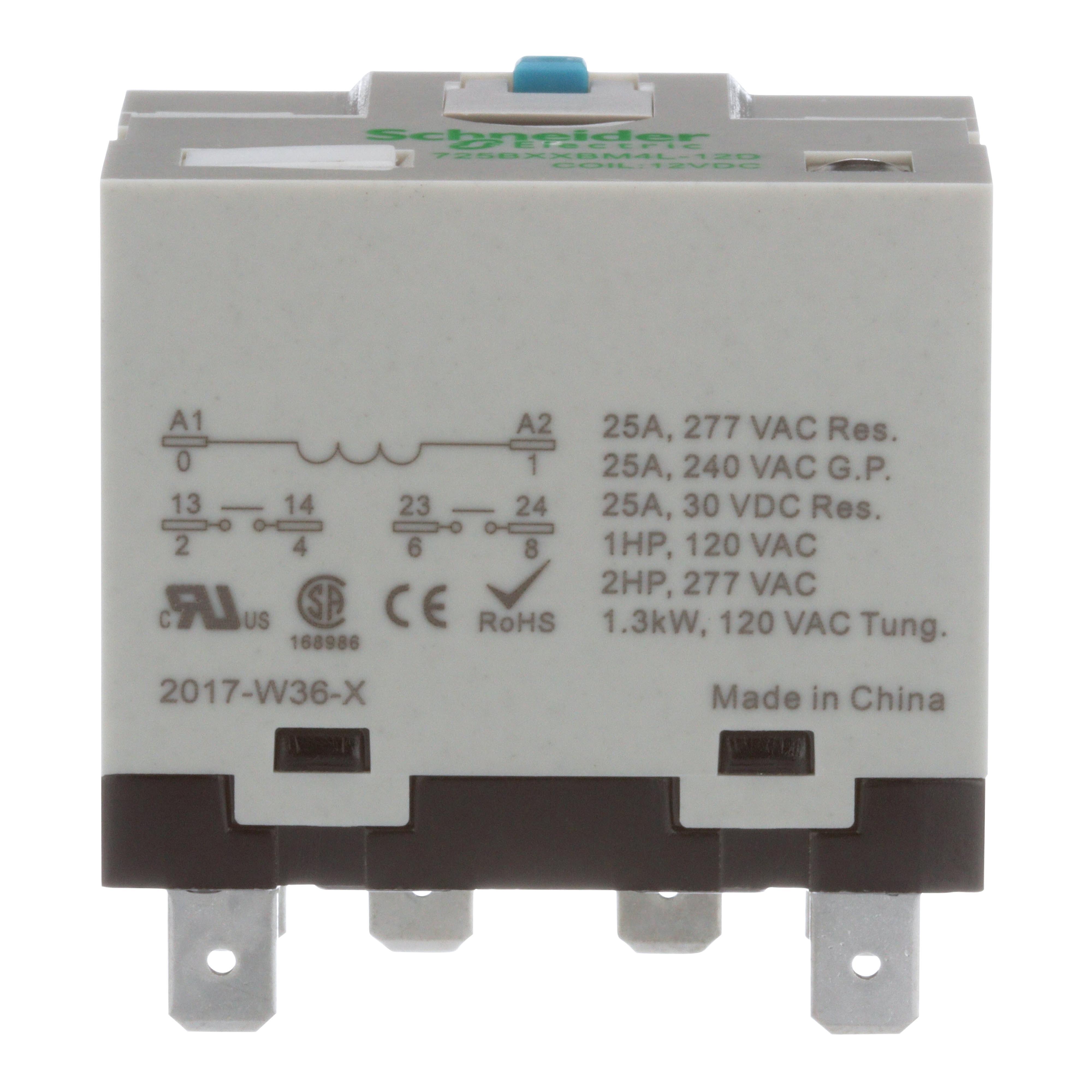 Schneider Electric 725BXXBM4L-12D Power Relays