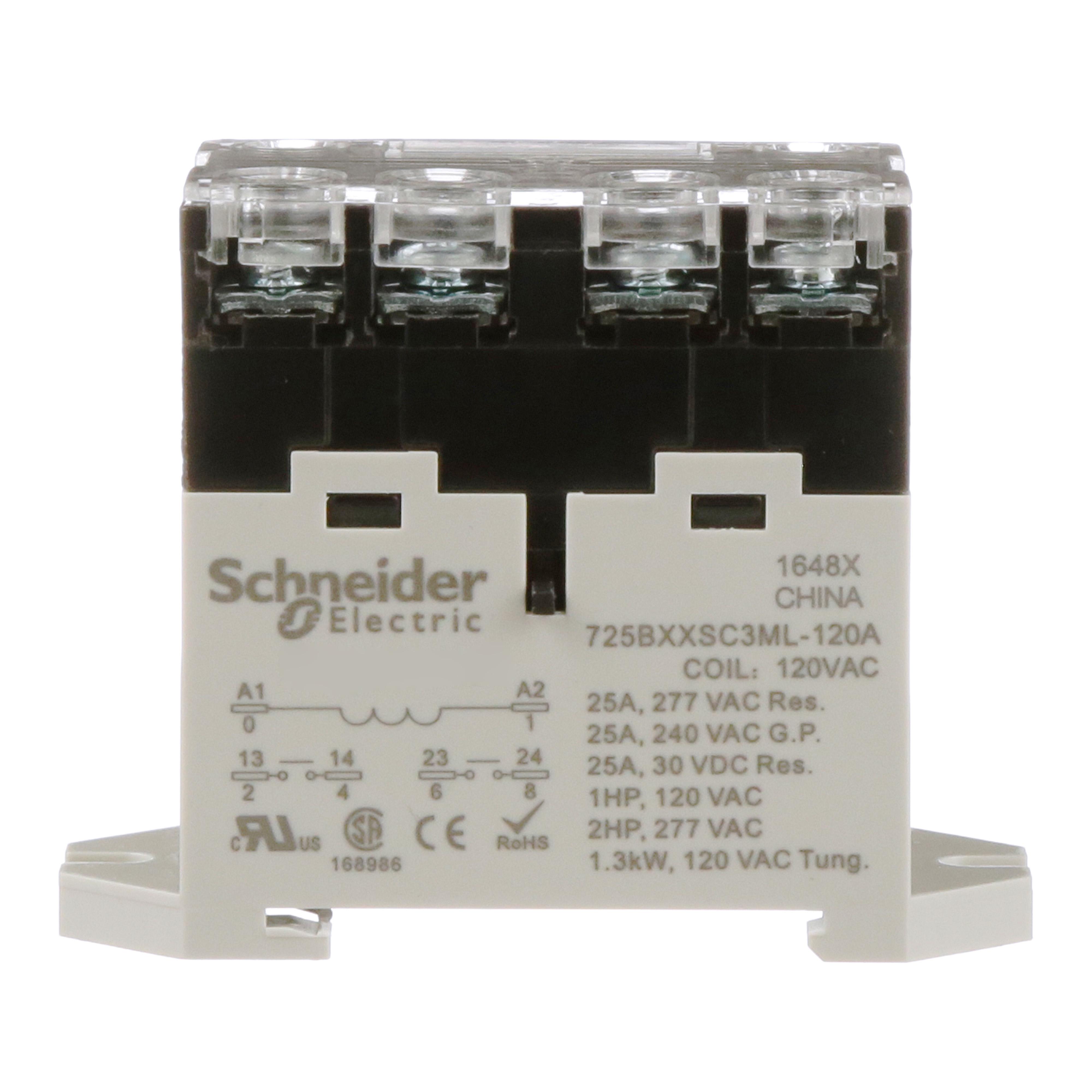 Schneider Electric 725BXXSC3ML-120A Power Relays