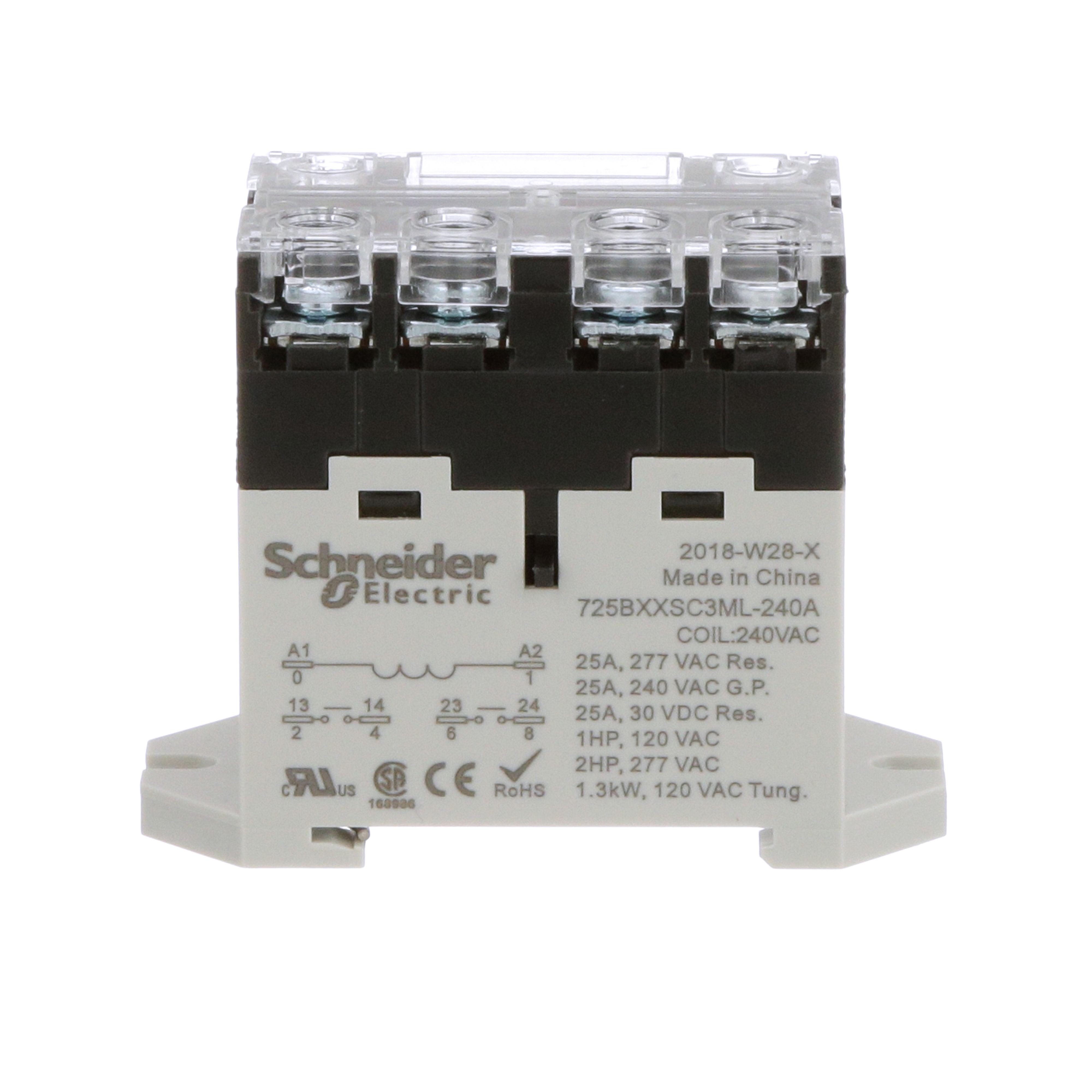 Schneider Electric 725BXXSC3ML-240A Power Relays