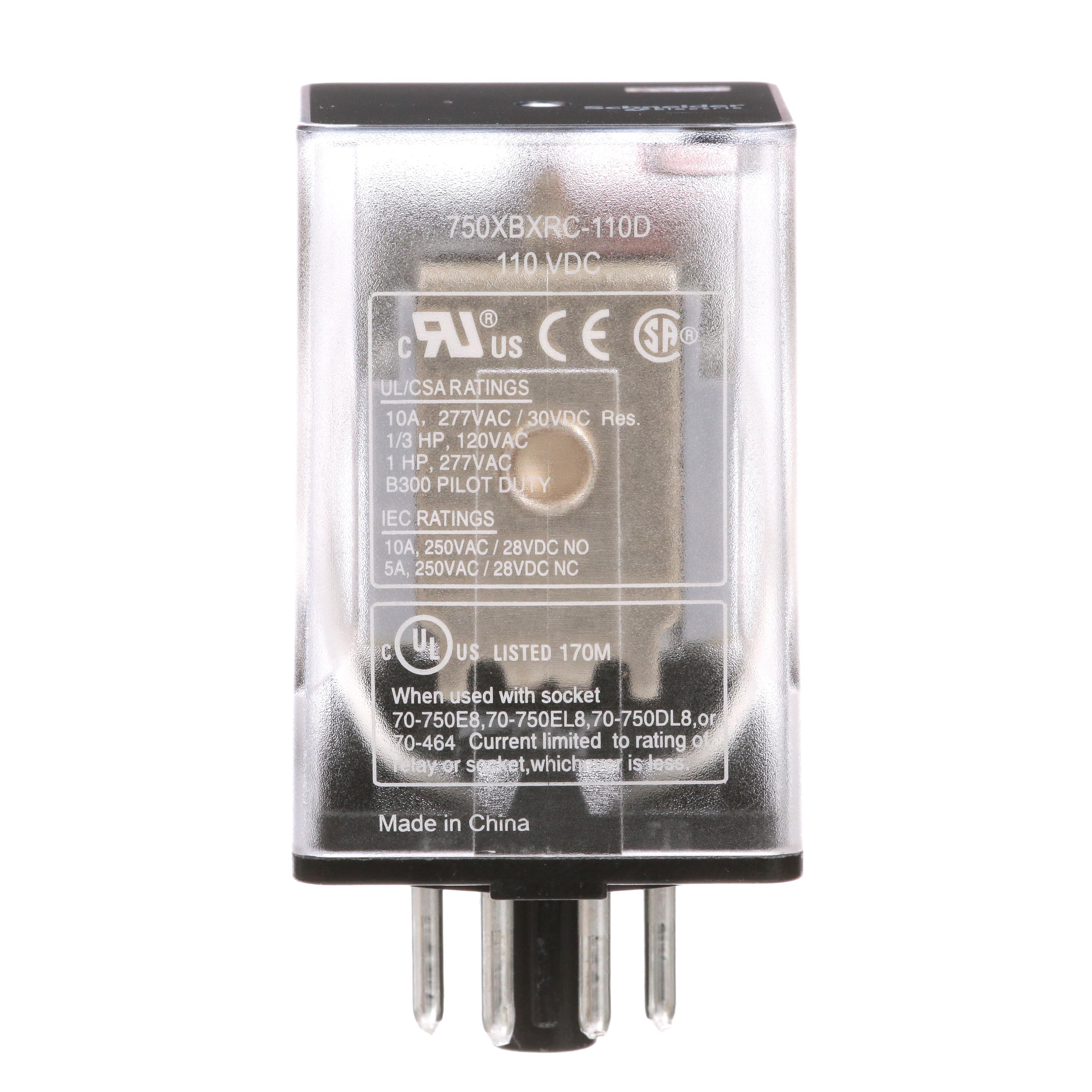 Schneider Electric 750XBXRC-110D General Purpose Relays