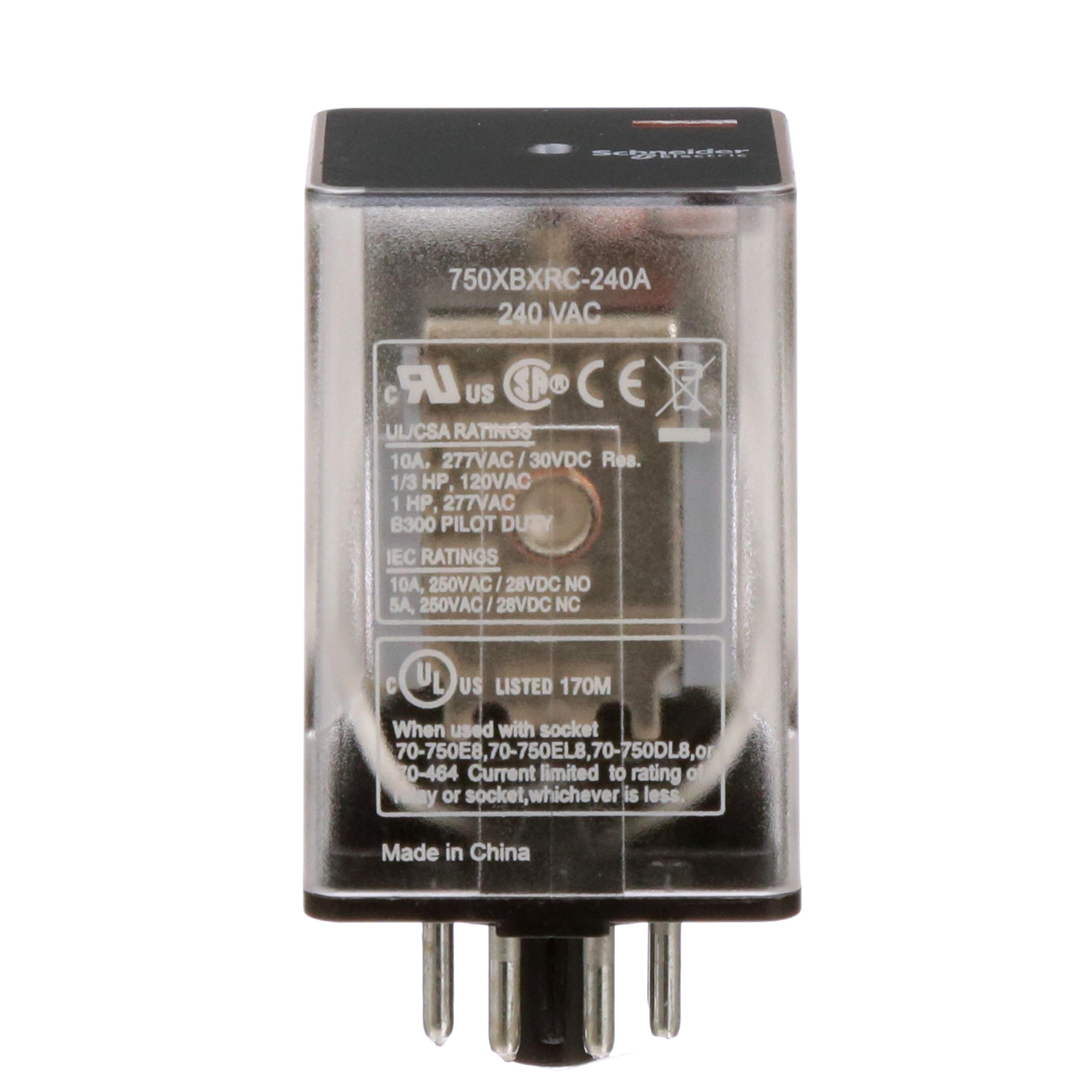 Schneider Electric 750XBXRC-240A General Purpose Relays
