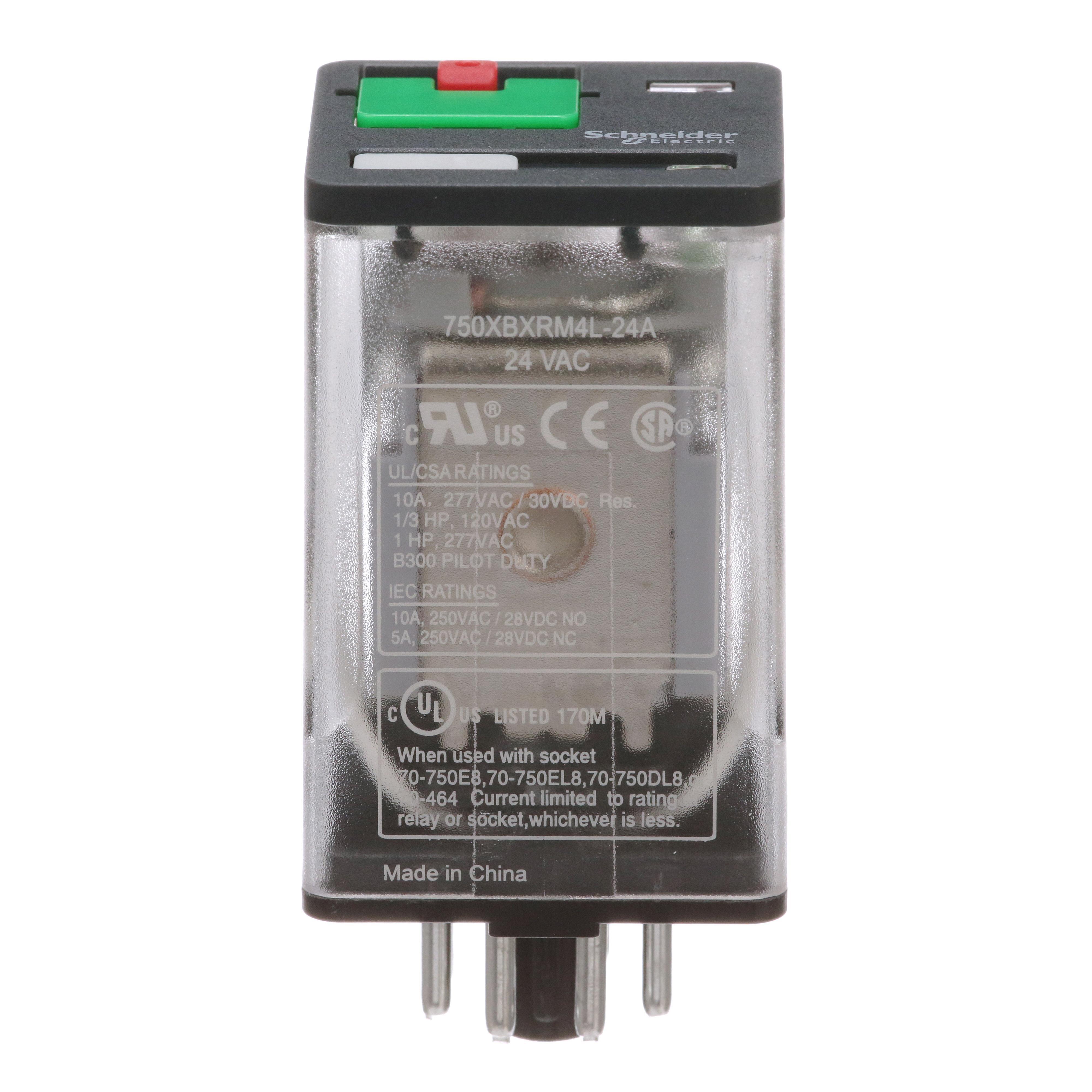 Schneider Electric 750XBXRM4L-24A General Purpose Relays