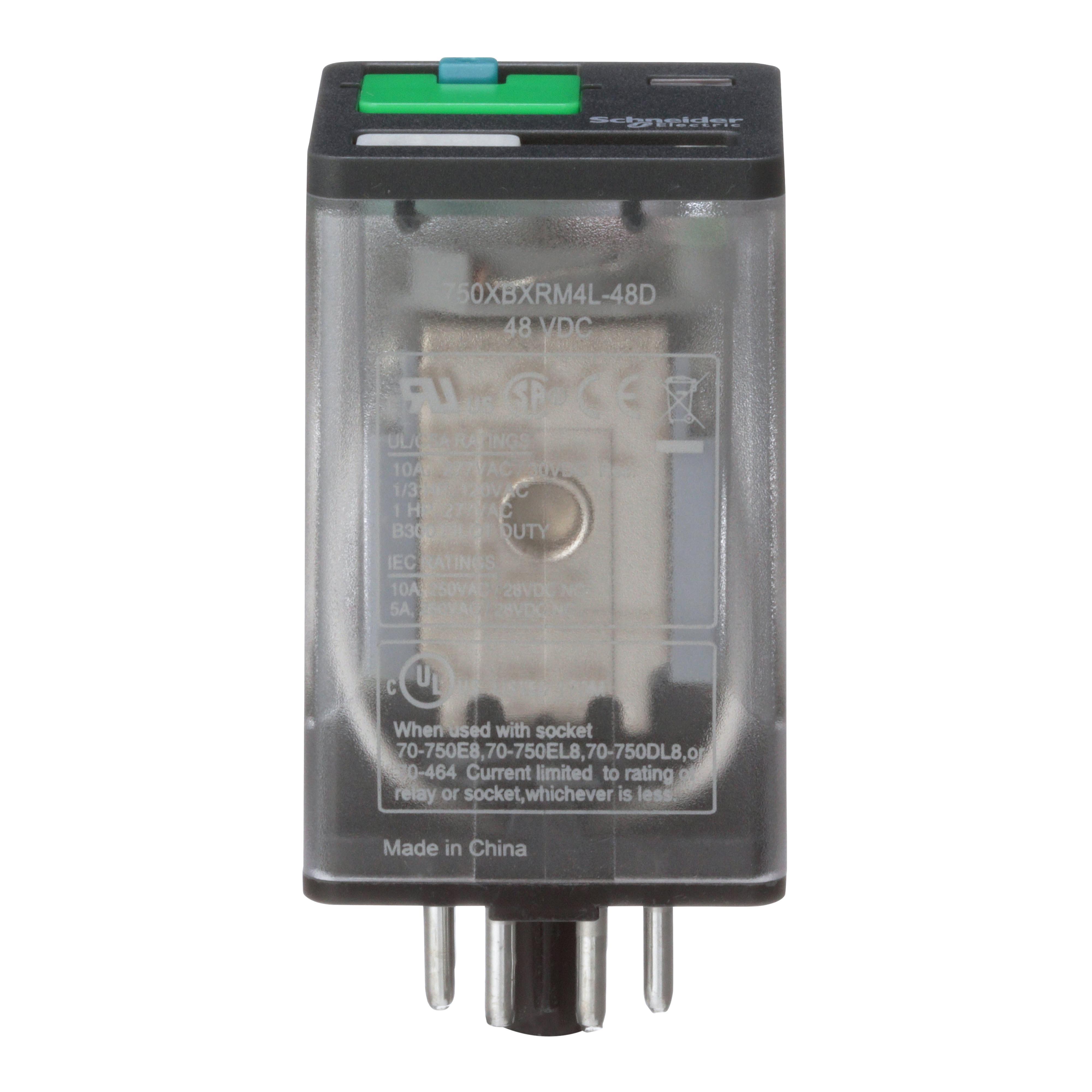 Schneider Electric 750XBXRM4L-48D General Purpose Relays
