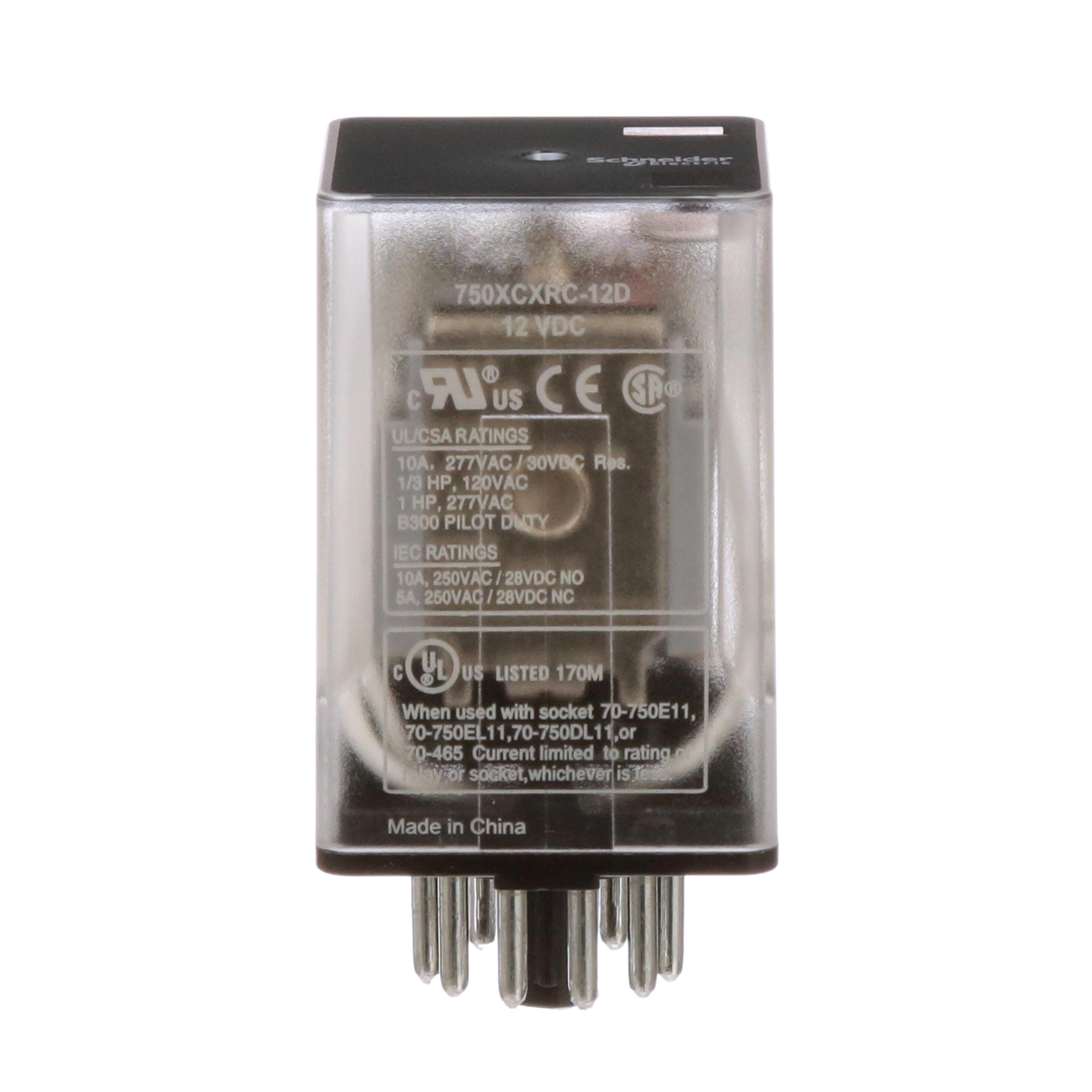 Schneider Electric 750XCXRC-12D General Purpose Relays