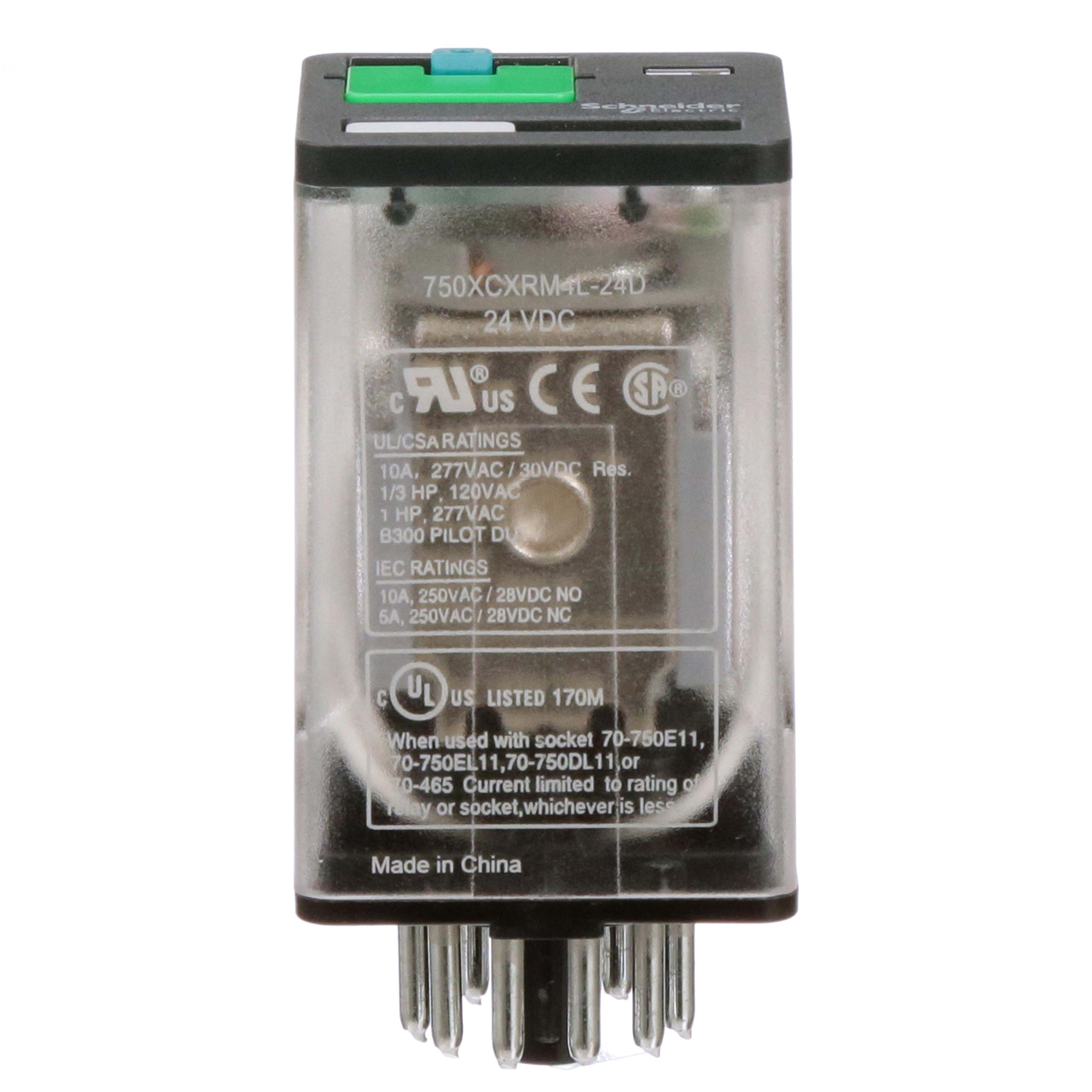 Schneider Electric 750XCXRM4L-24D General Purpose Relays