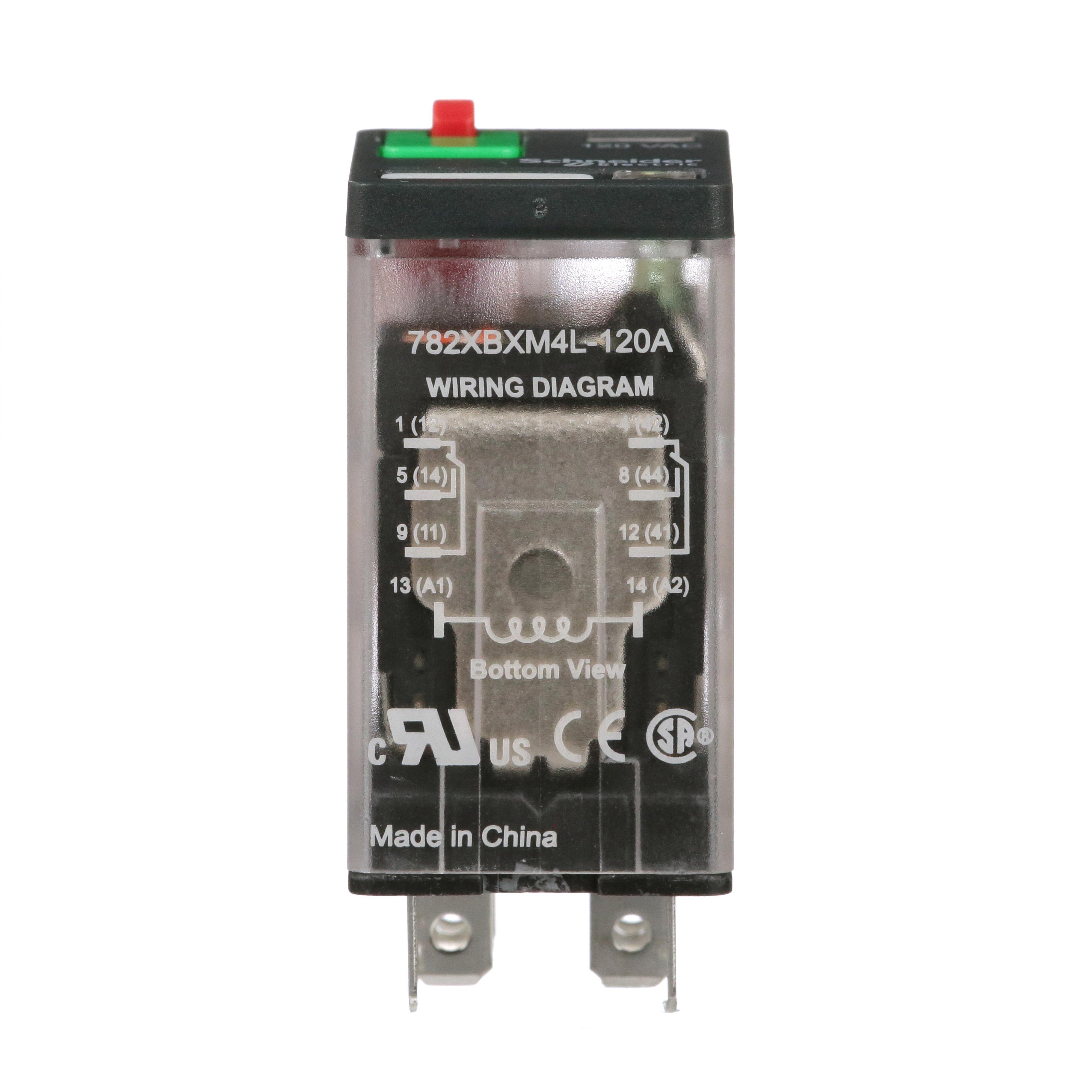 Schneider Electric 782XBXM4L-120A Power Relays