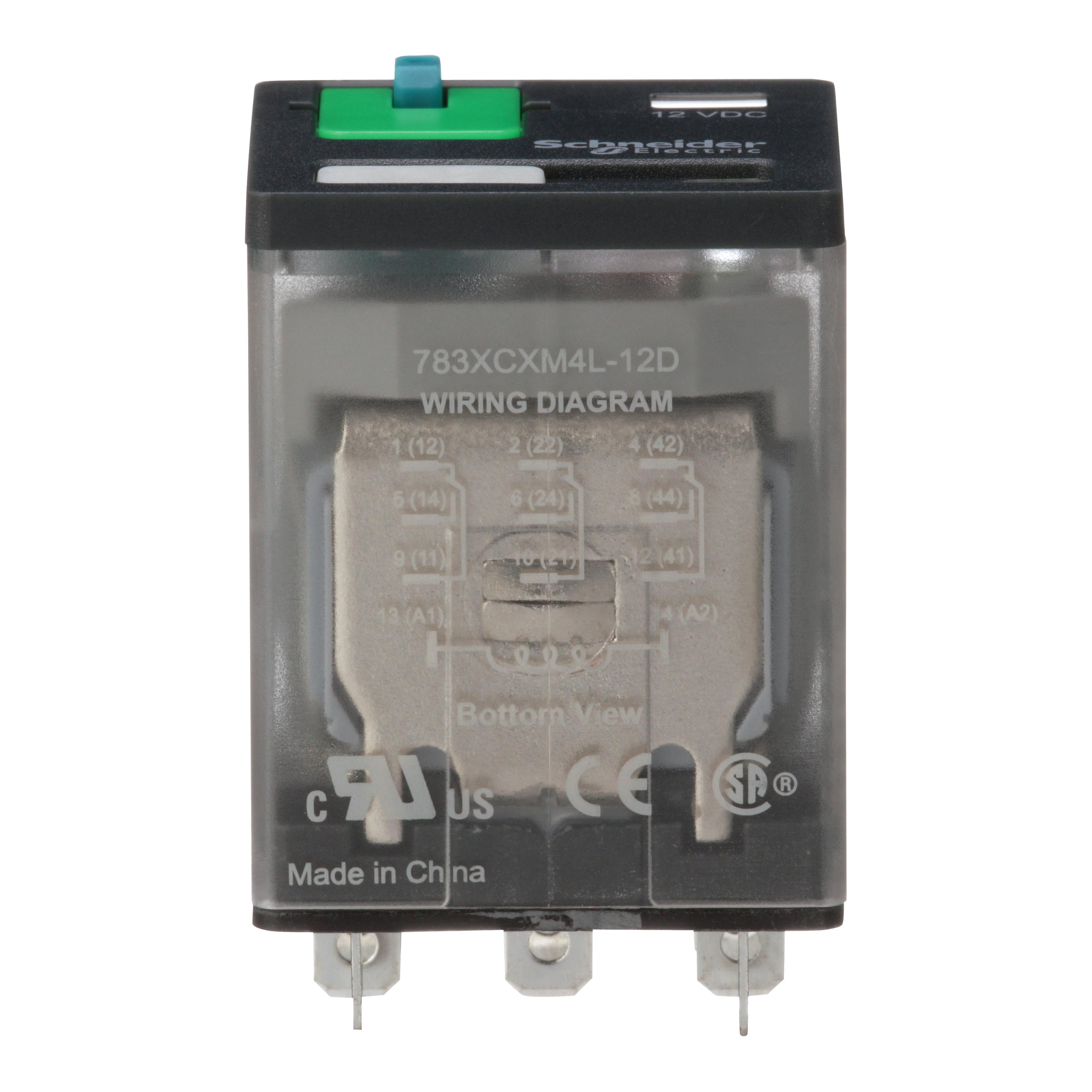 Schneider Electric 783XCXM4L-12D Power Relays