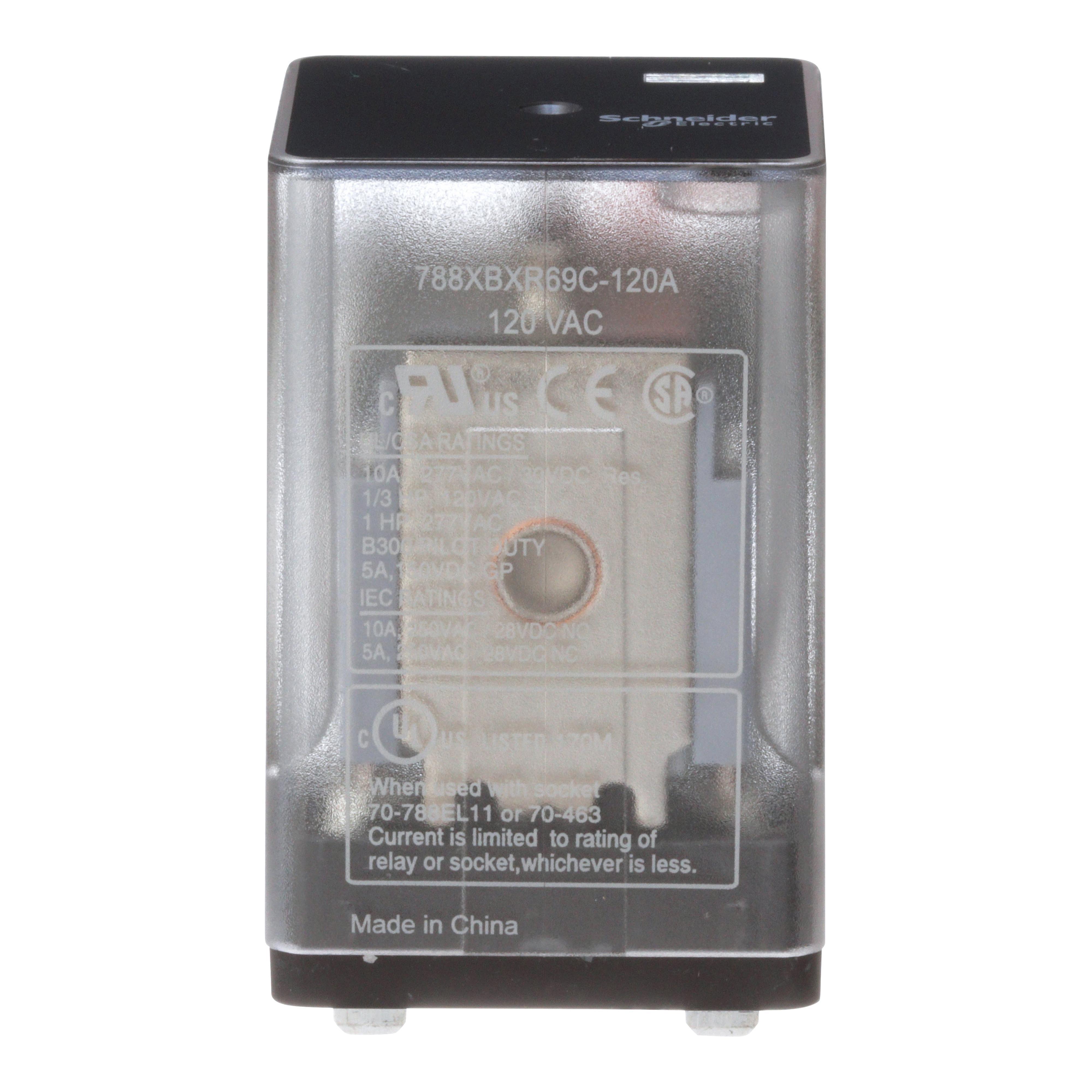 Schneider Electric 788XBXR69C-120A General Purpose Relays