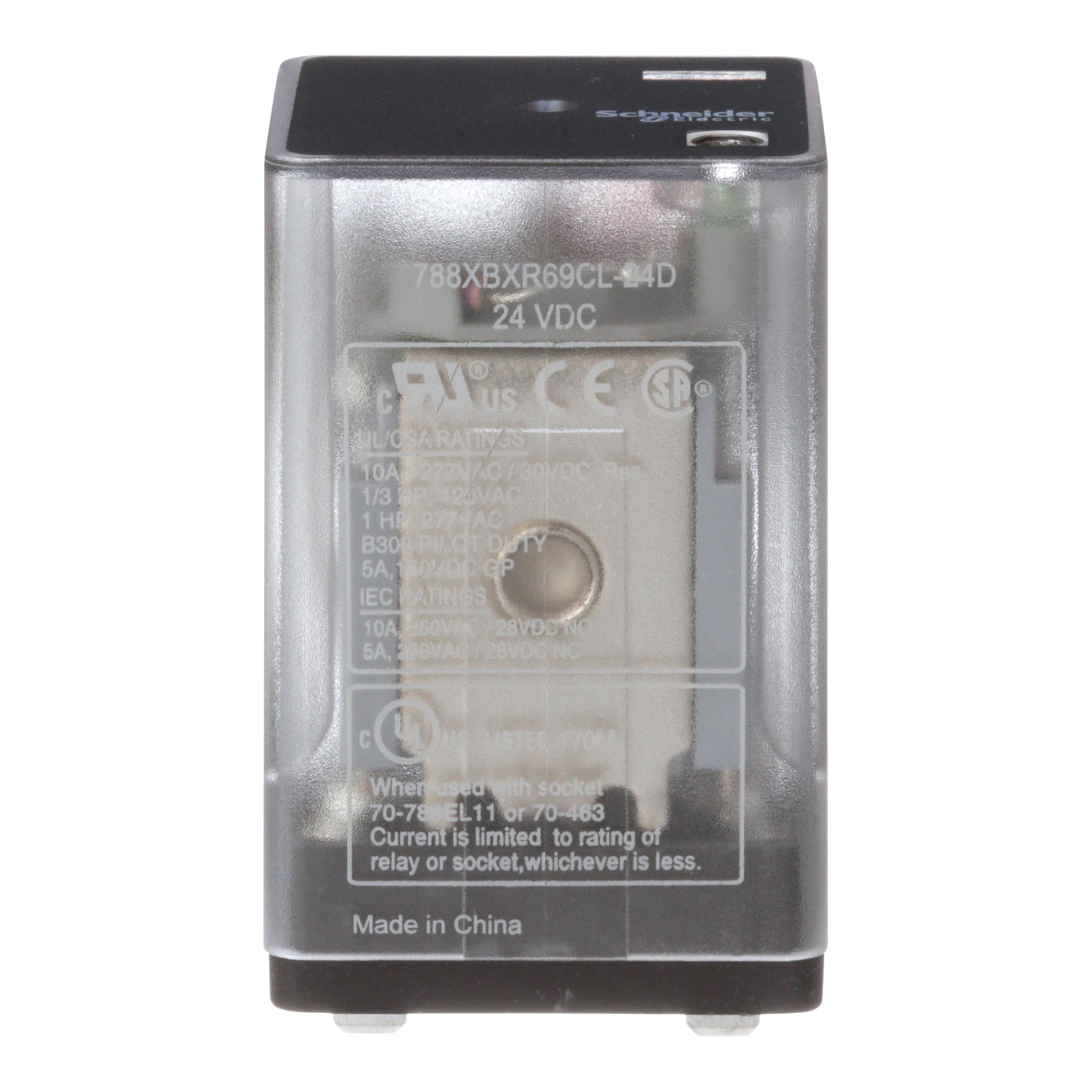 Schneider Electric 788XBXR69CL-24D General Purpose Relays