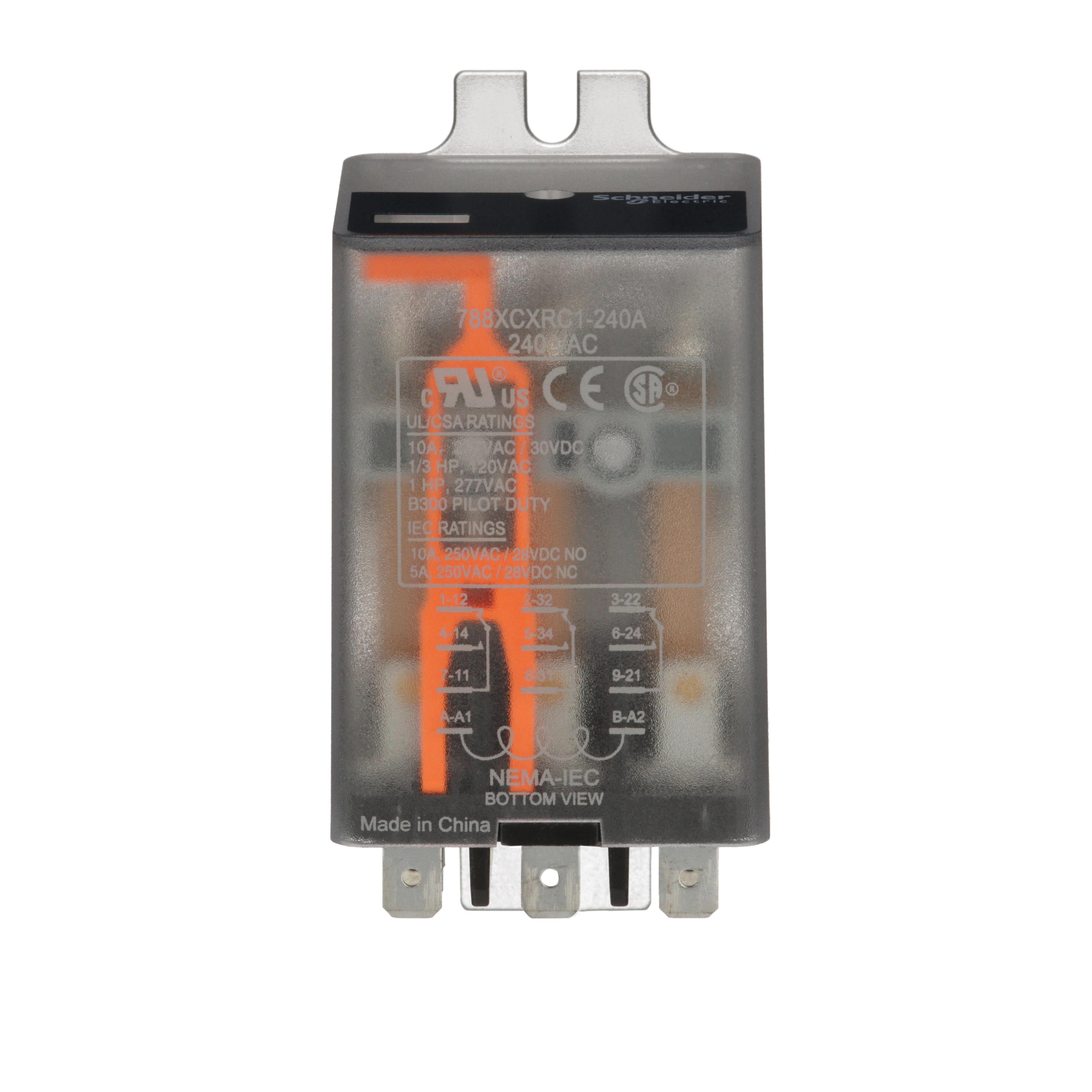 Schneider Electric 788XCXRC1-240A General Purpose Relays