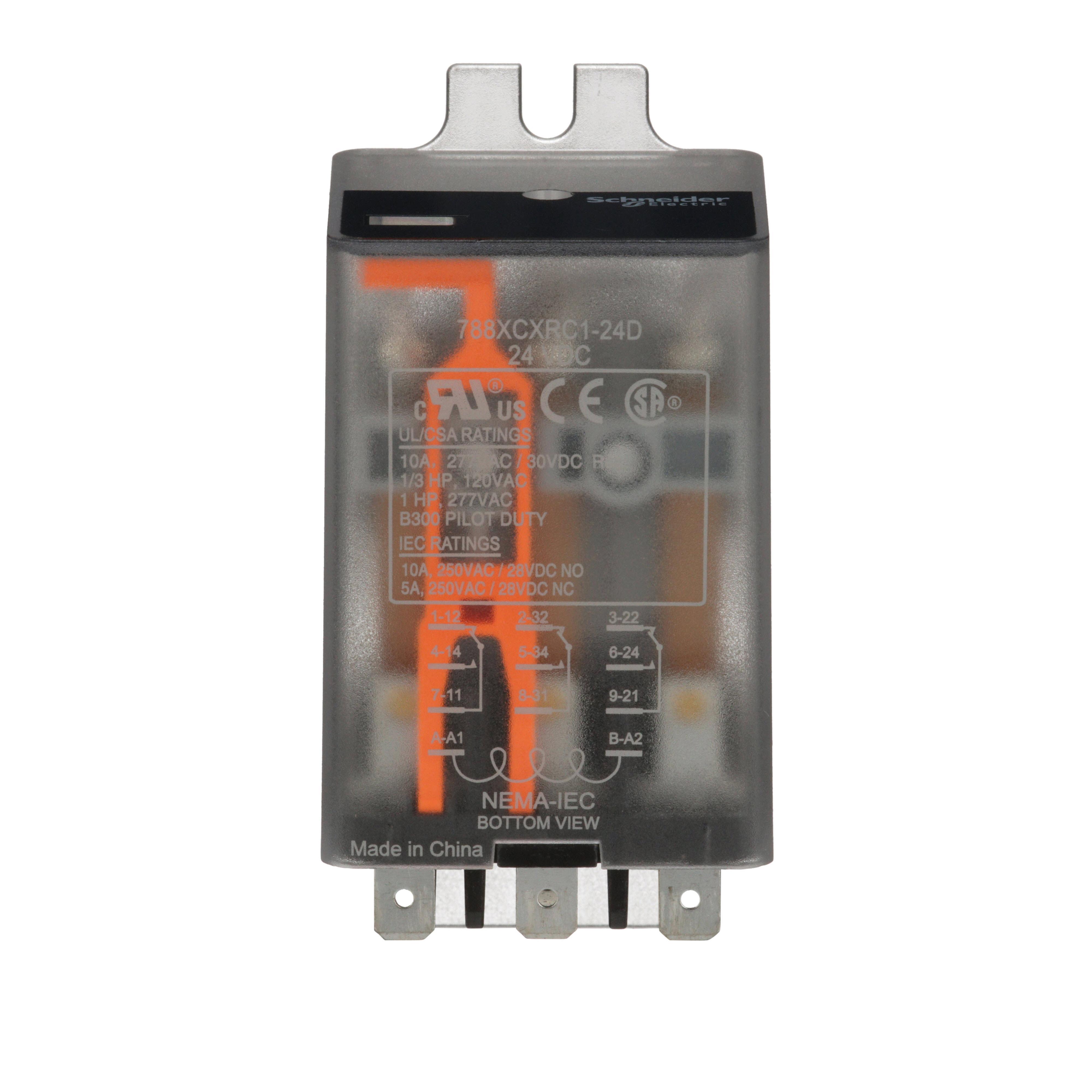 Schneider Electric 788XCXRC1-24D General Purpose Relays