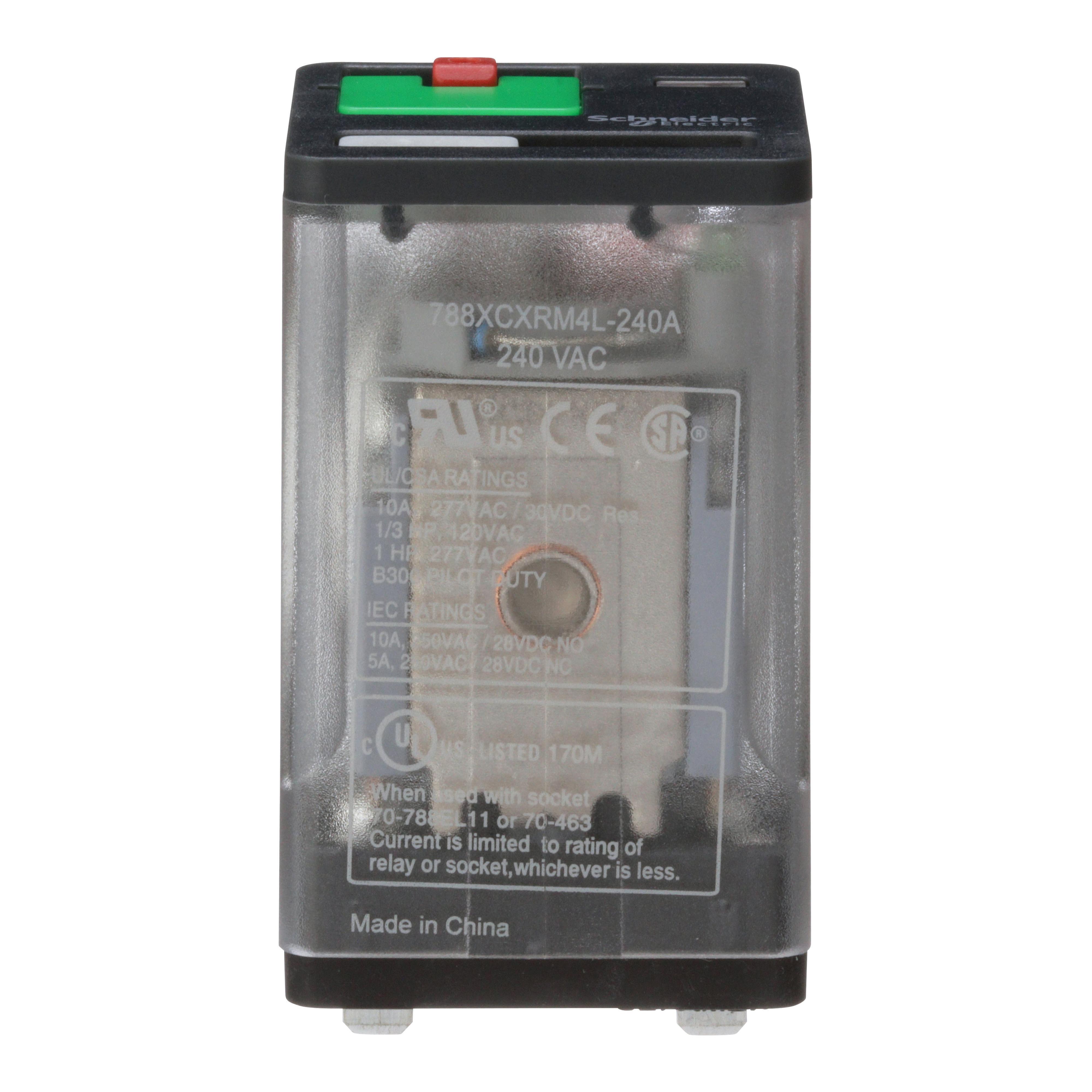 Schneider Electric 788XCXRM4L-240A General Purpose Relays