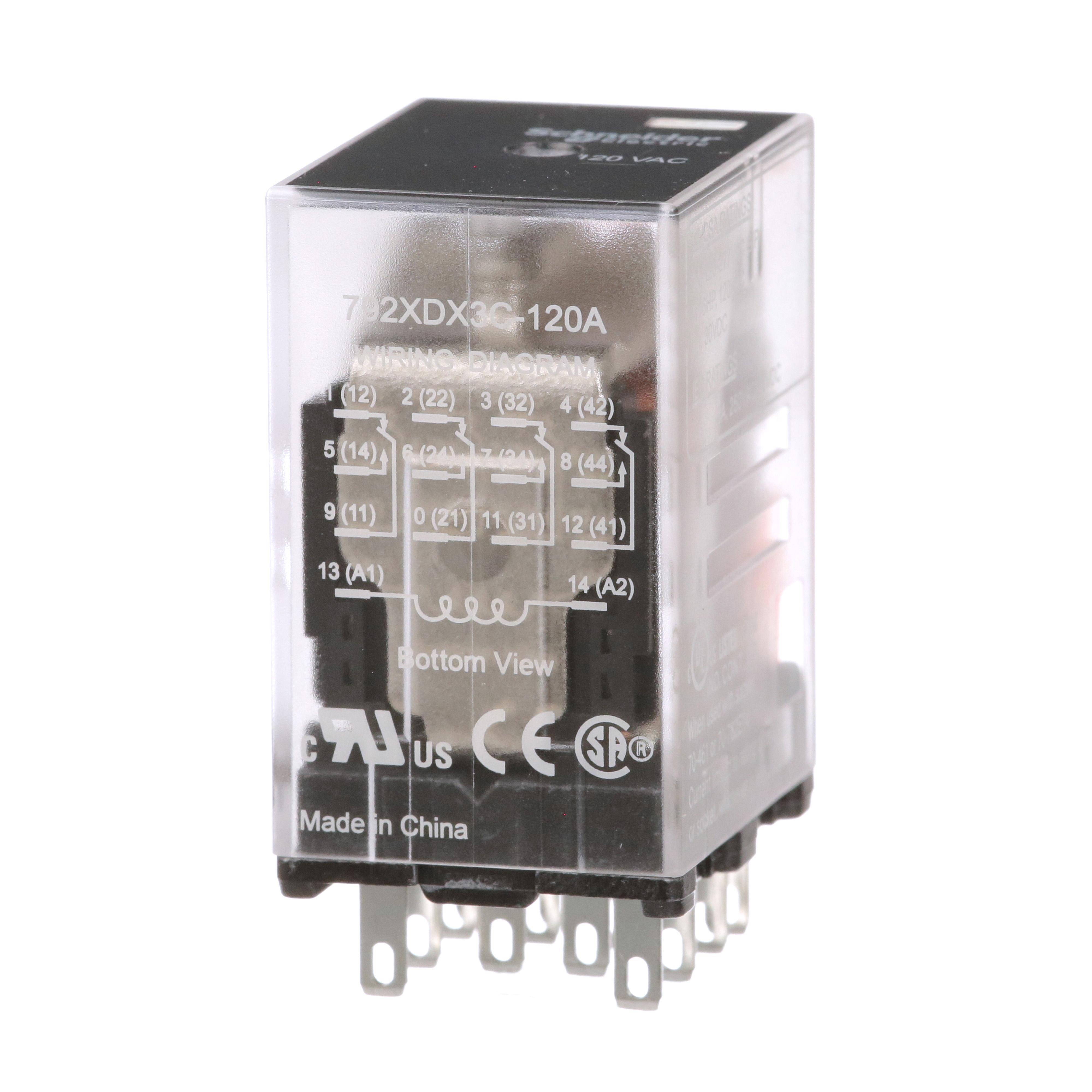 Schneider Electric 792XDX3C-120A Power Relays