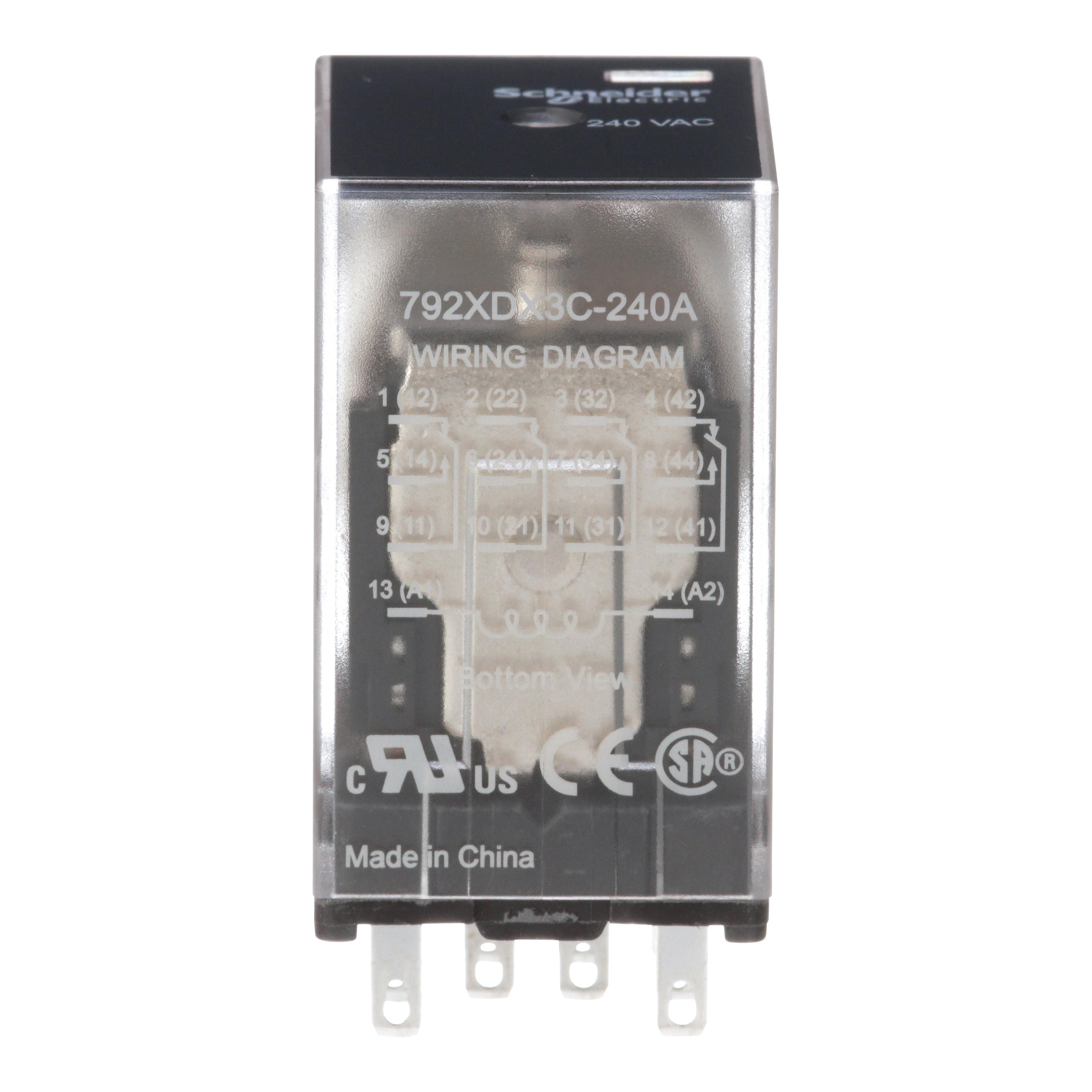 Schneider Electric 792XDX3C-240A Power Relays
