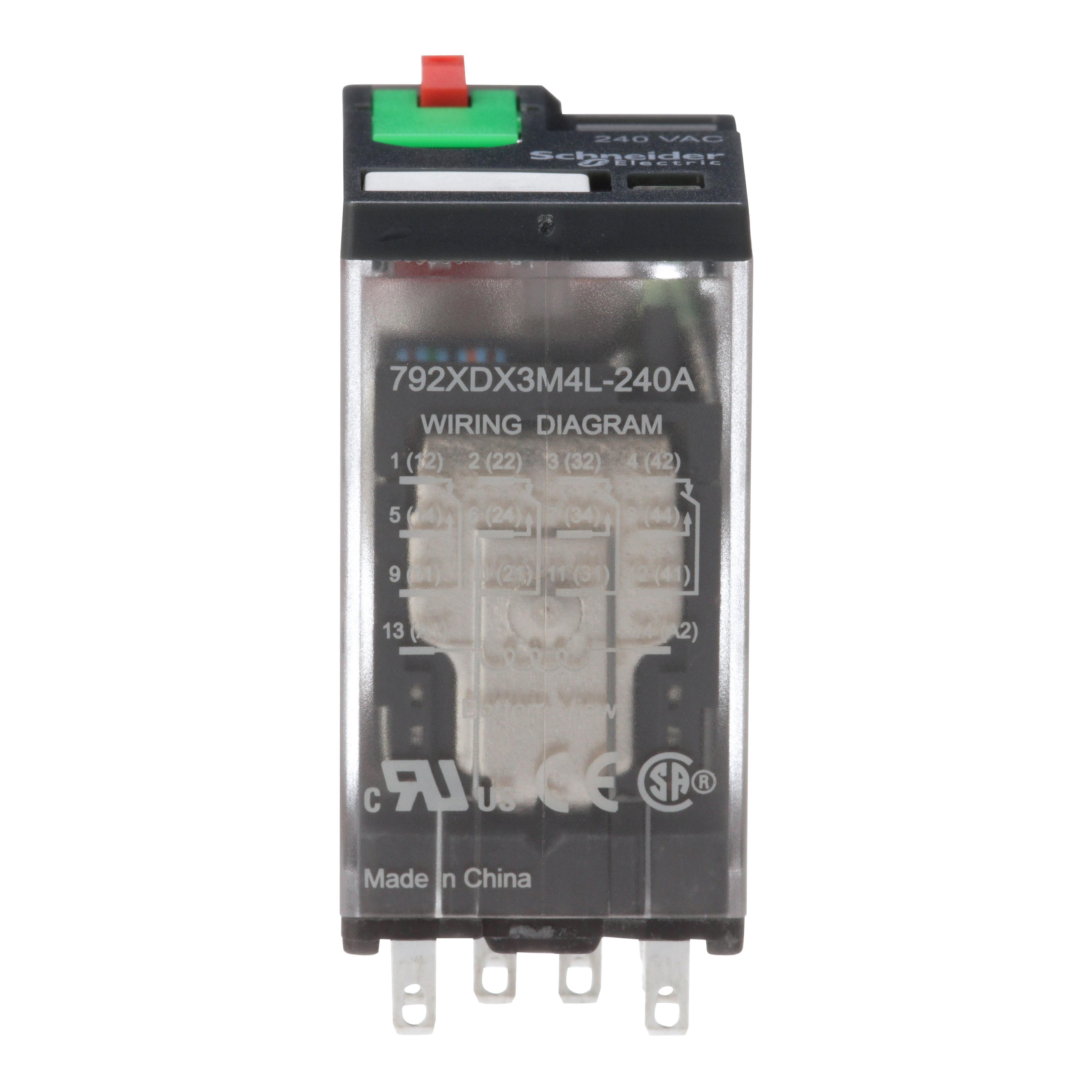 Schneider Electric 792XDX3M4L-240A Power Relays