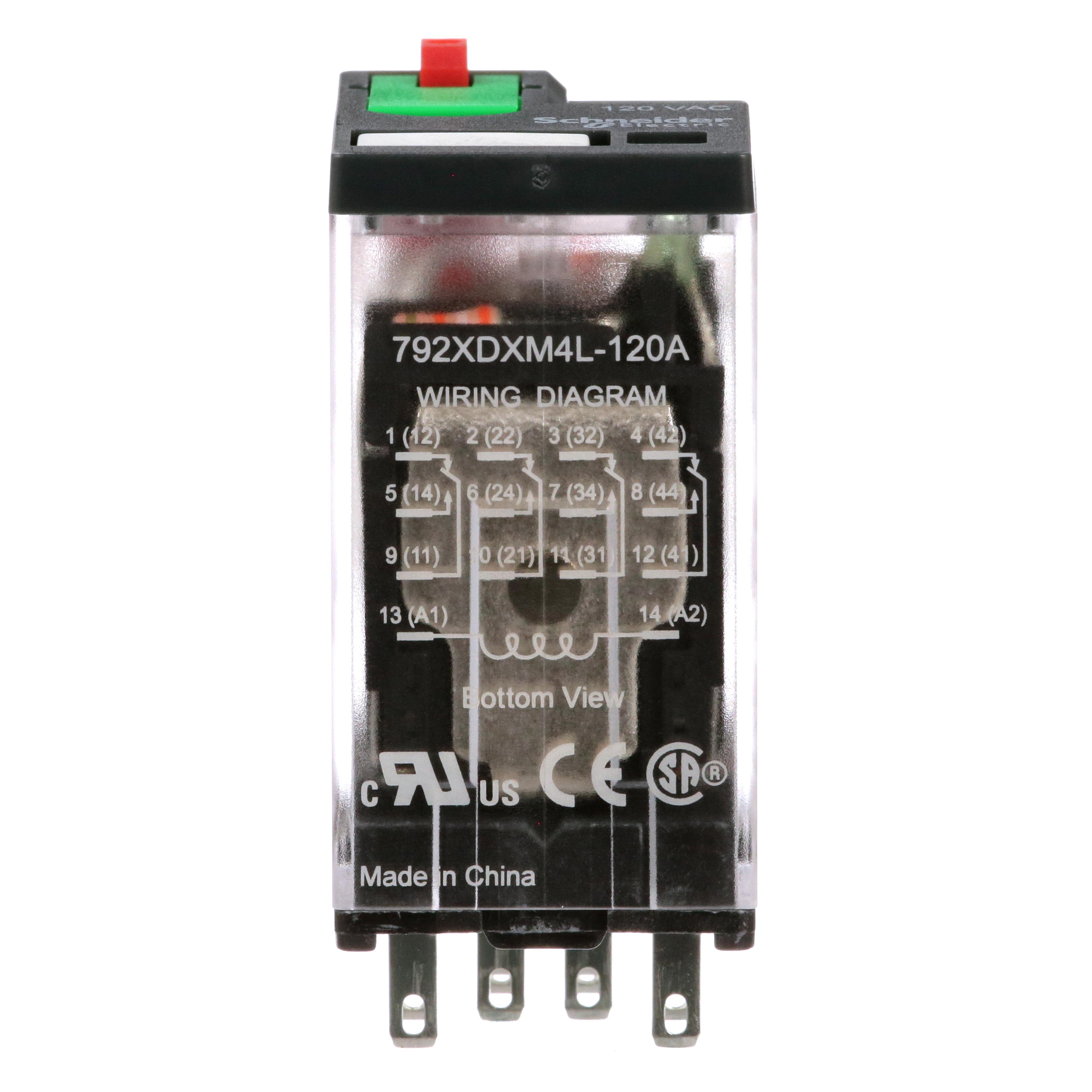 Schneider Electric 792XDXM4L-120A General Purpose Relays