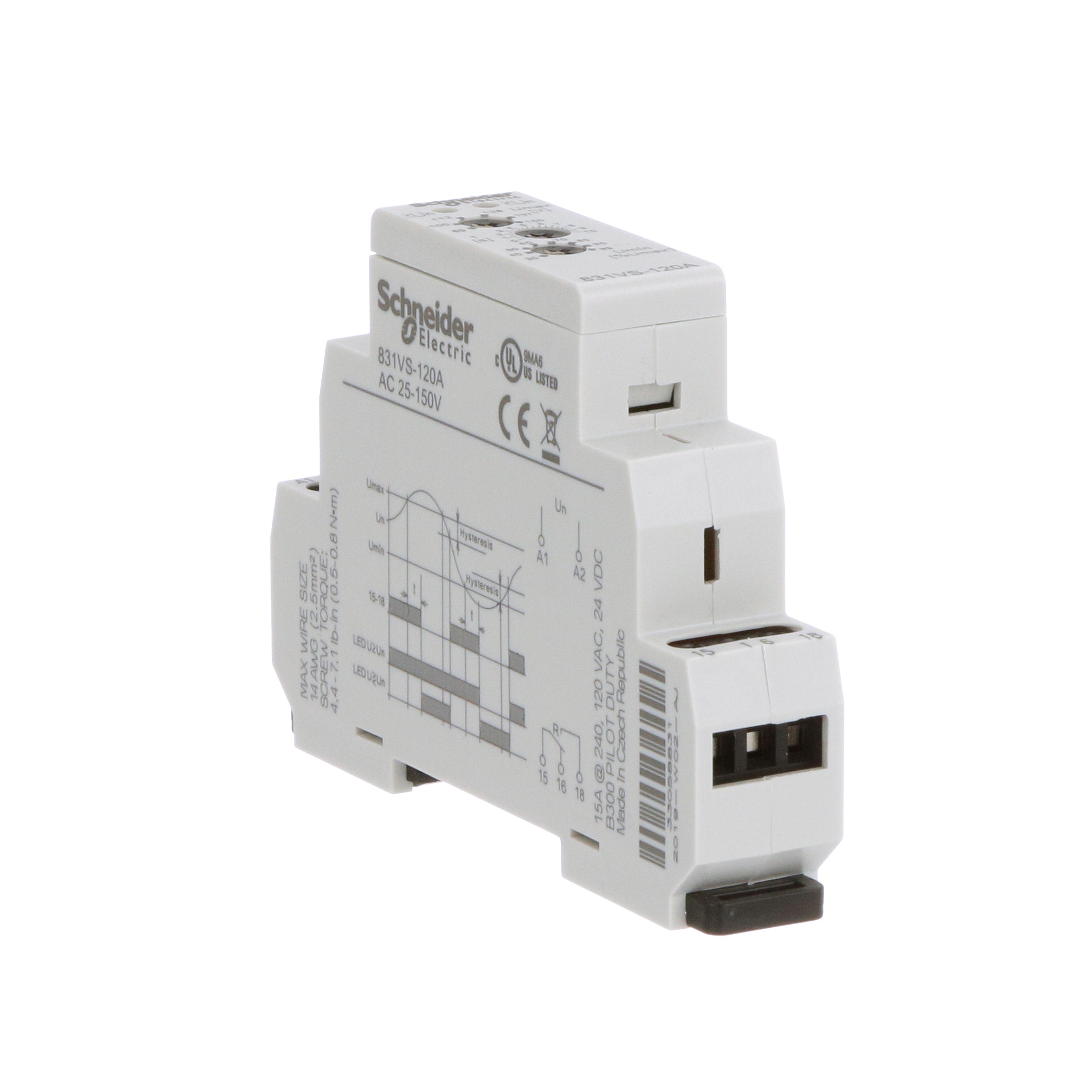 Schneider Electric 831VS-120A Voltage Sensing Relays & Monitors