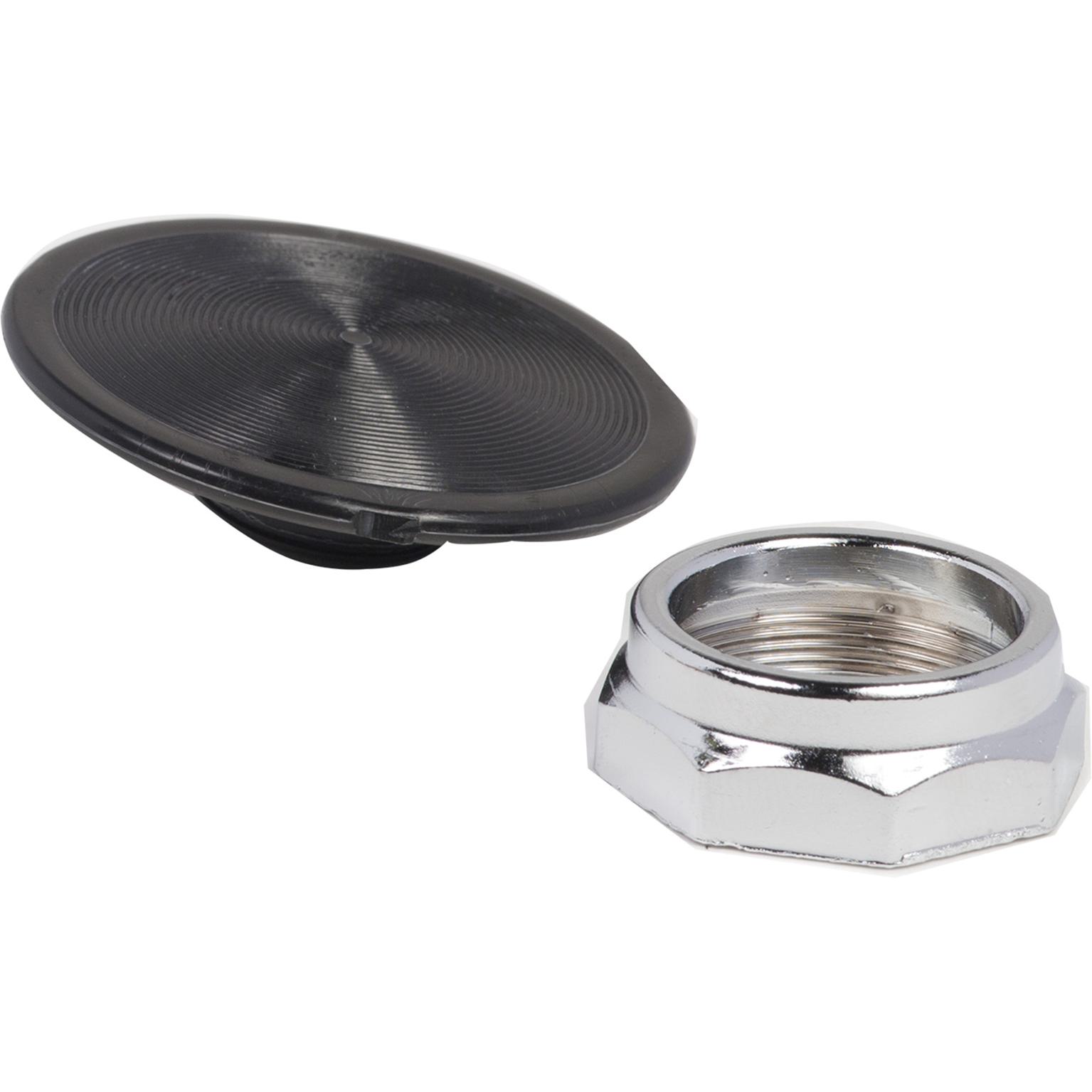 Schneider Electric Harmony™ 9001K17B Extended Snap-In Mushroom Knob, 30 mm Dia, Round, Polycarbonate