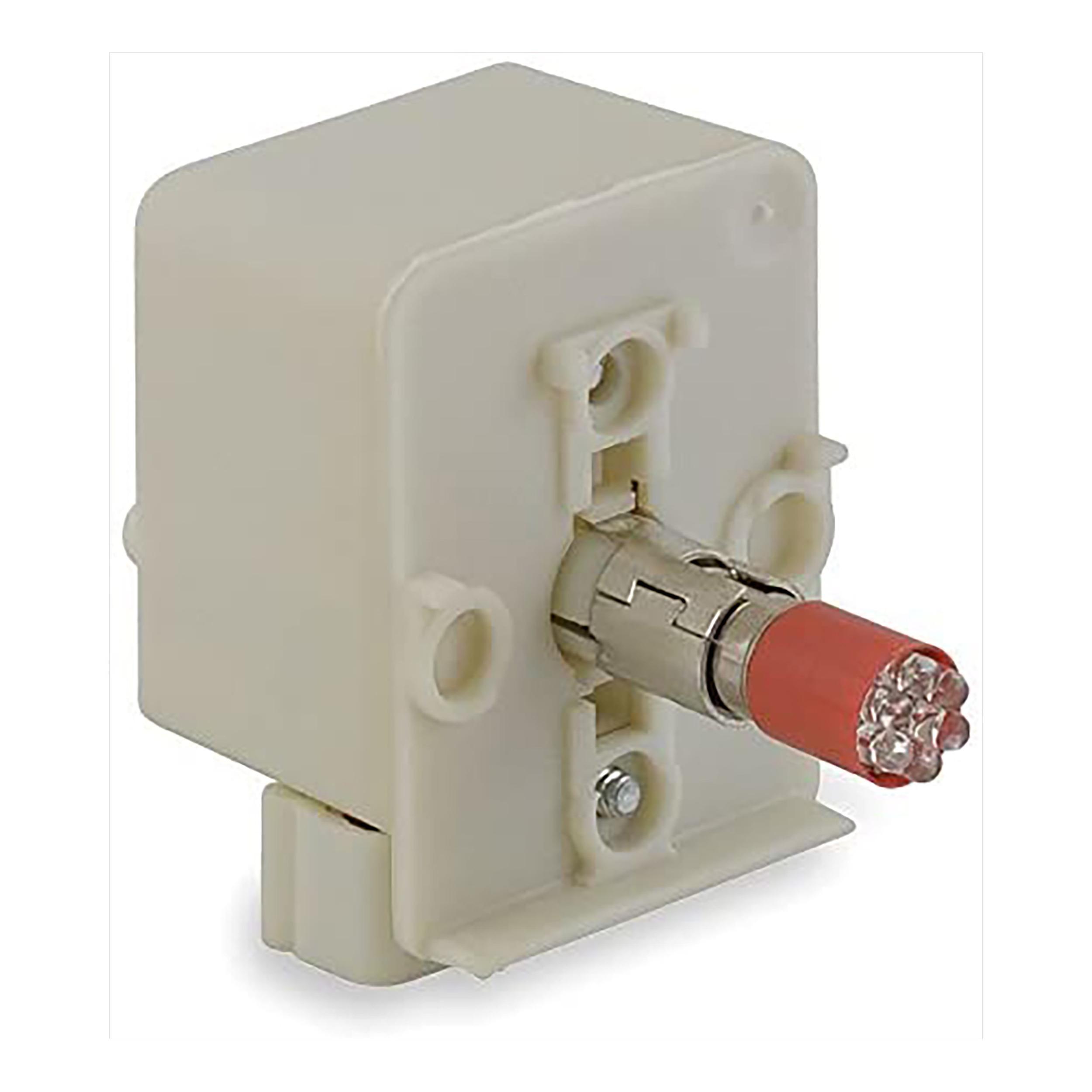 Schneider Electric Harmony™ Square D™ 9001KM35LR Standard Light Module, 30 mm, LED Lamp, 24/28 VAC/VDC, Screw Clamp Terminal, Red