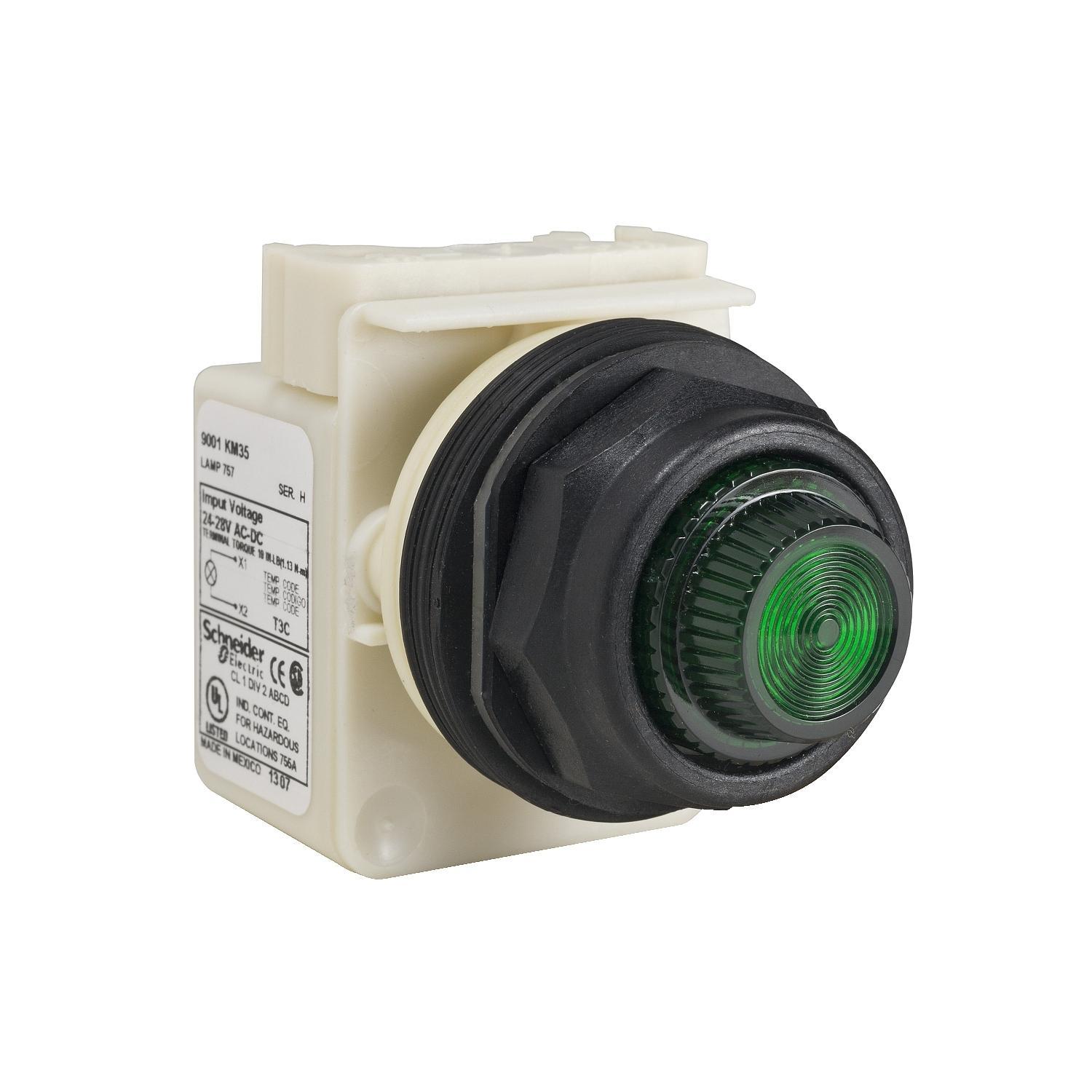 Square D™ 9001SKP58LGG31 Pilot Lights