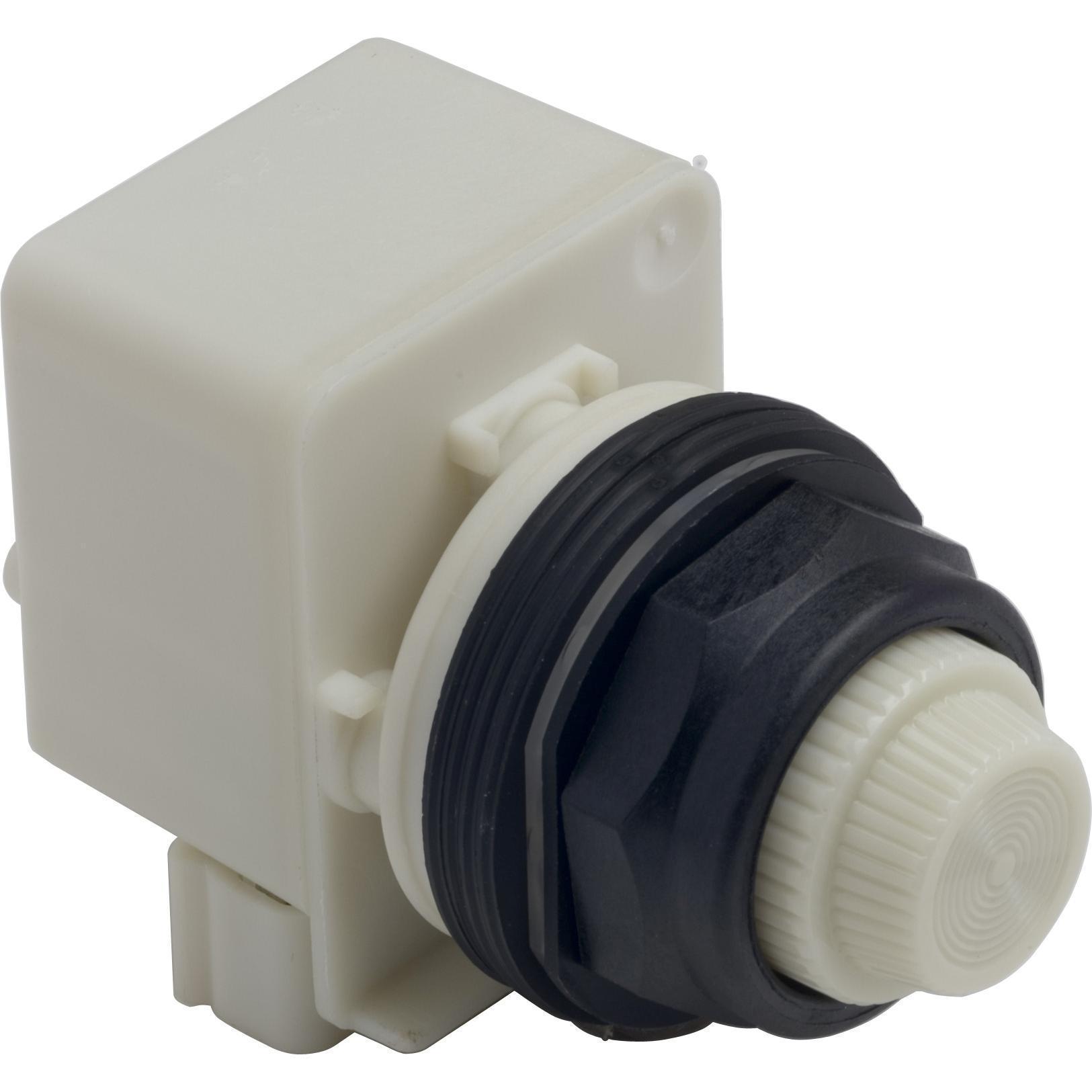 Square D™ Harmony™ 9001SKP38LWW31 Type SK Standard Pilot Light, 120 V AC/DC, 1.4 VA, Fresnel Lens, Panel Mount