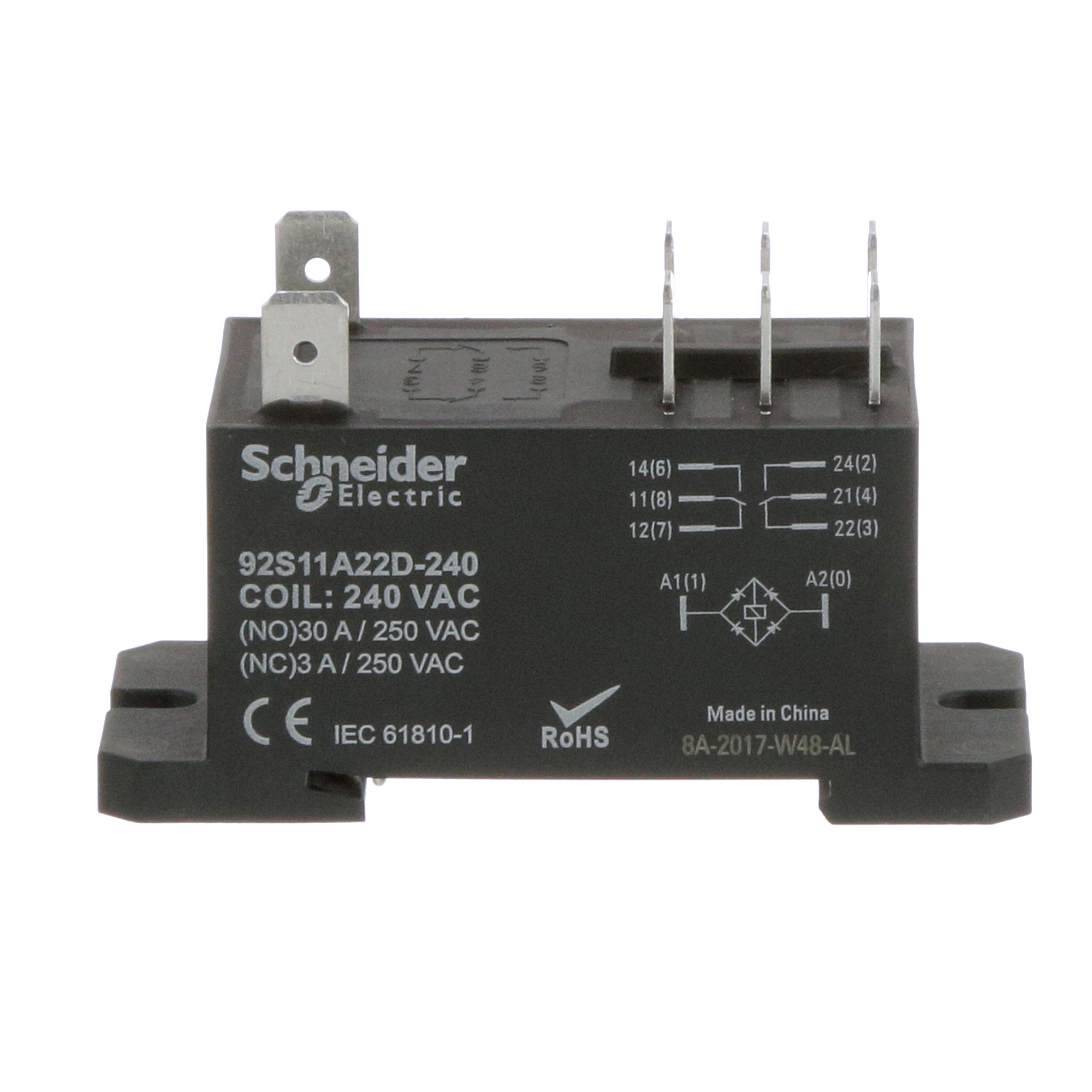 Schneider Electric 92S11A22D-240 Power Relays