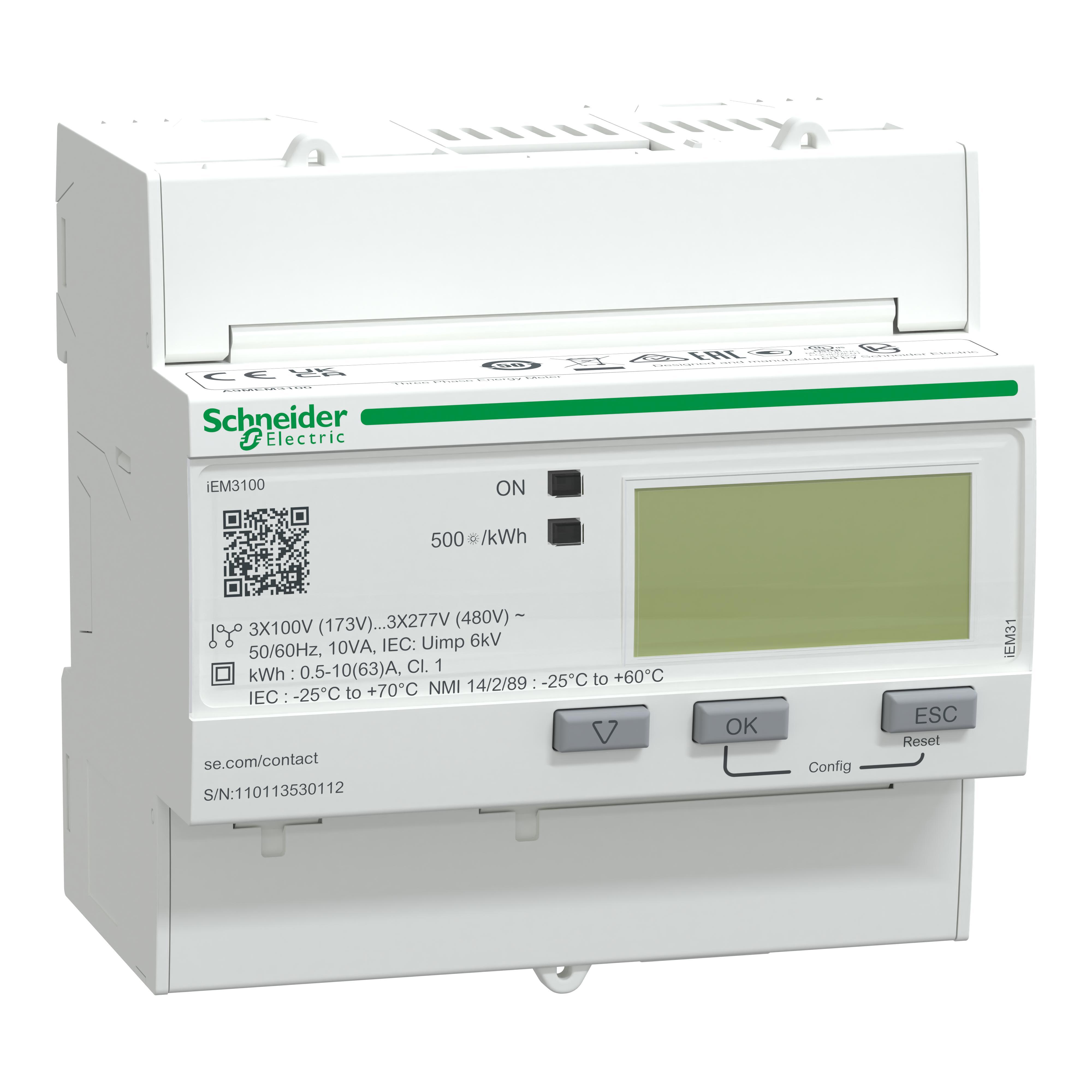 Schneider Electric A9MEM3100 Monitoring Meter Assemblies