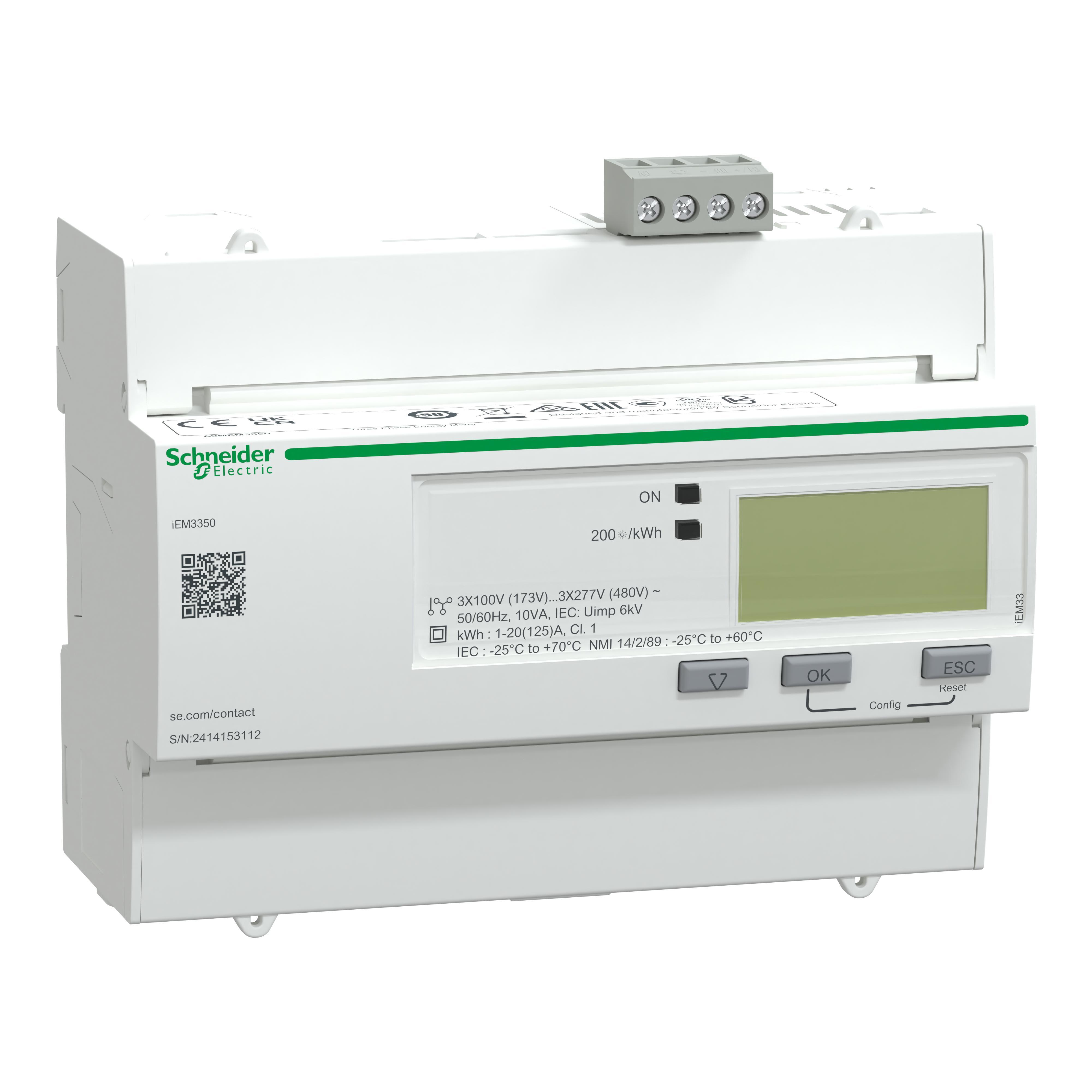 Schneider Electric A9MEM3350 Monitoring Meter Assemblies