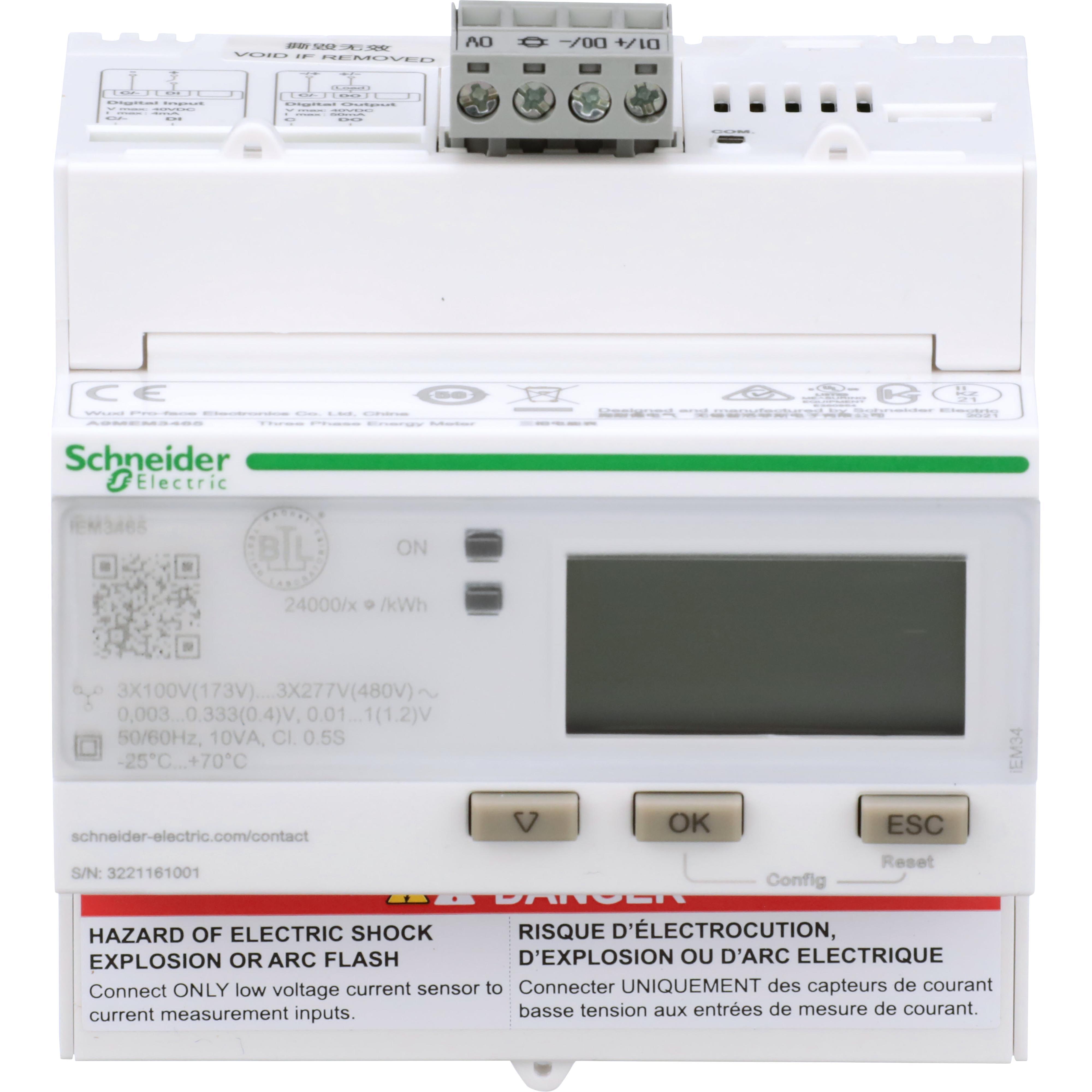 Schneider Electric A9MEM3465 Monitoring Meter Assemblies