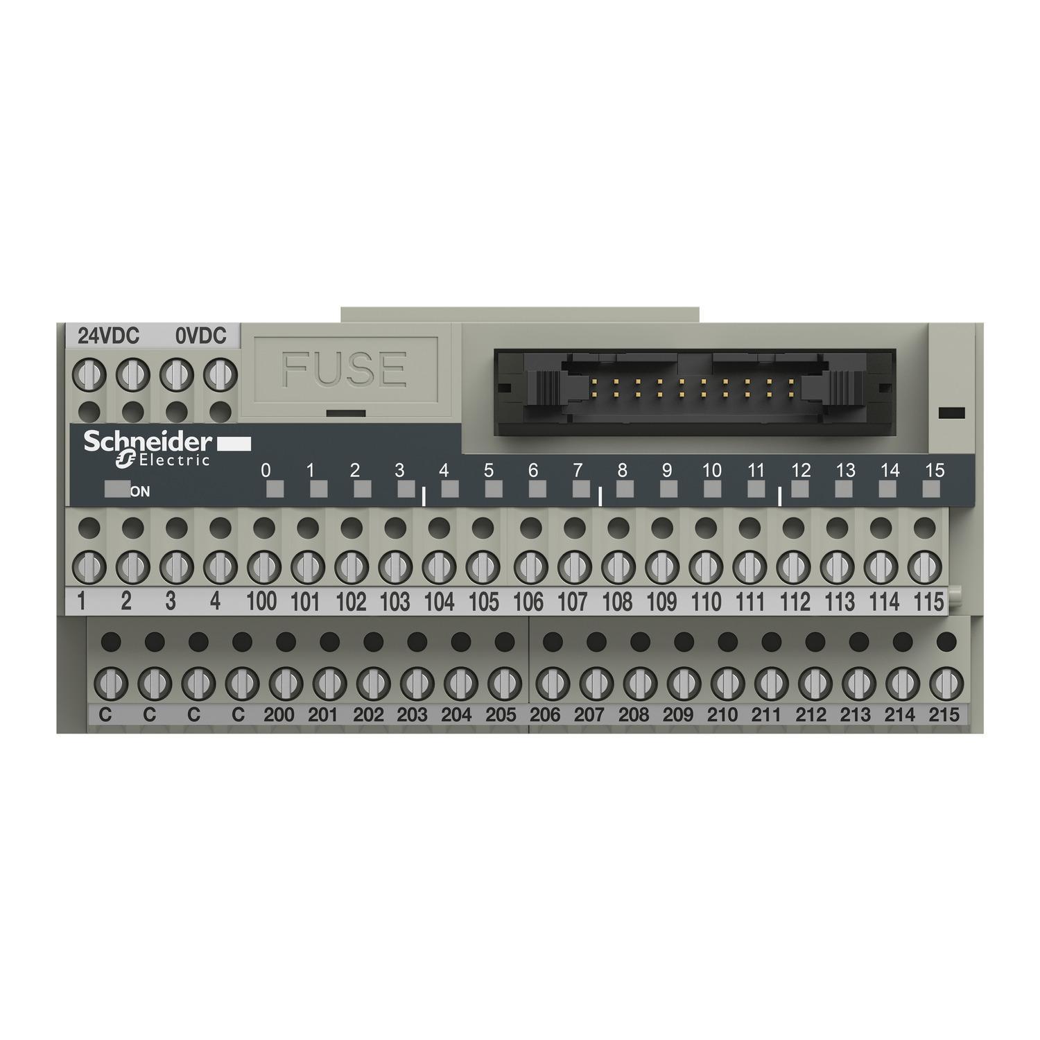 Schneider Electric ABE7H16C21 Distributed I/O Terminal Bases
