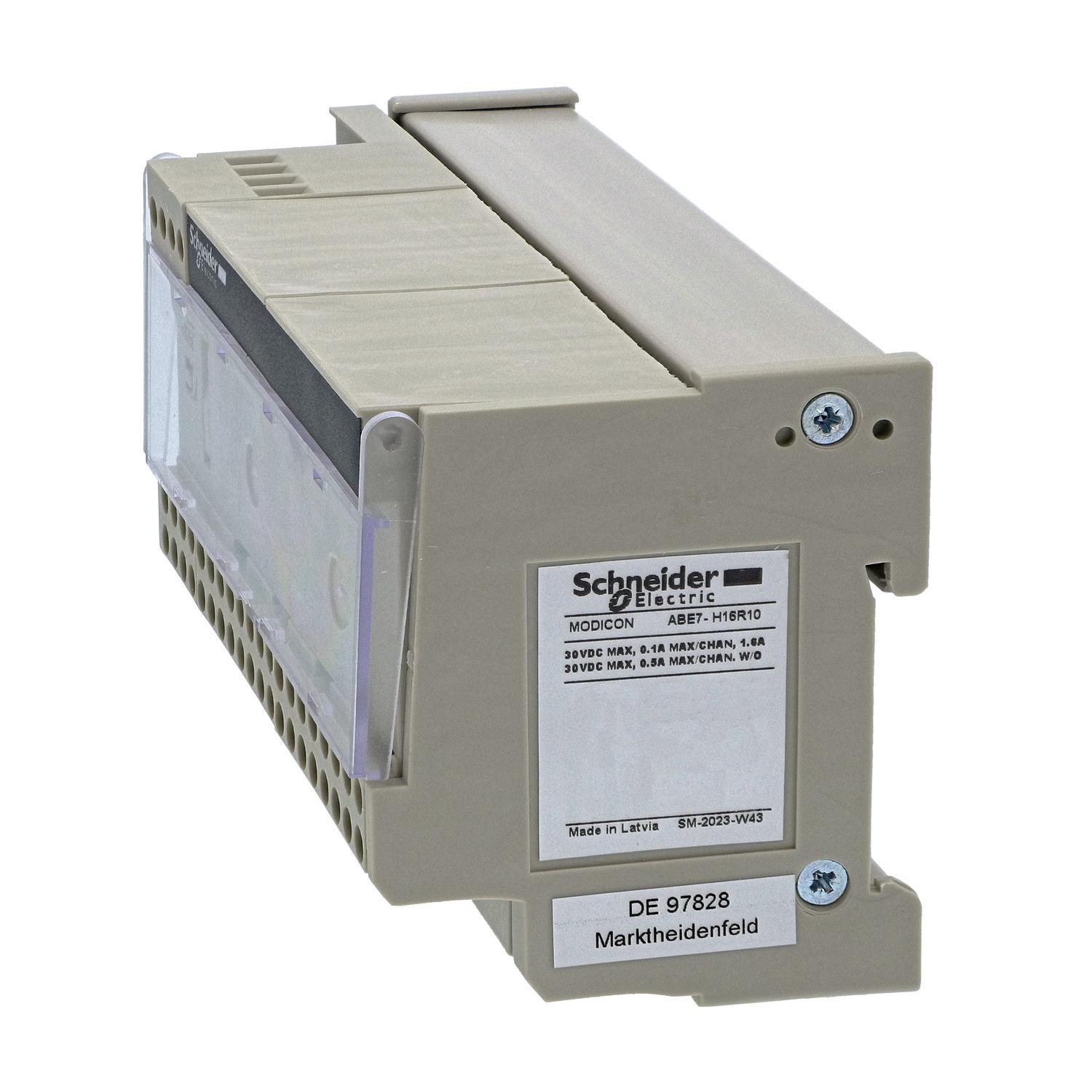 Schneider Electric ABE7H16R10 Distributed I/O Terminal Bases