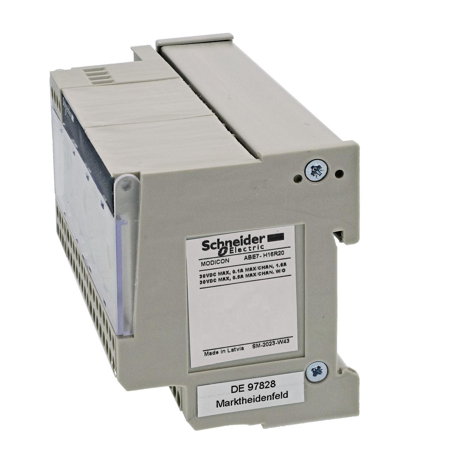 Schneider Electric ABE7H16R20 Distributed I/O Terminal Bases