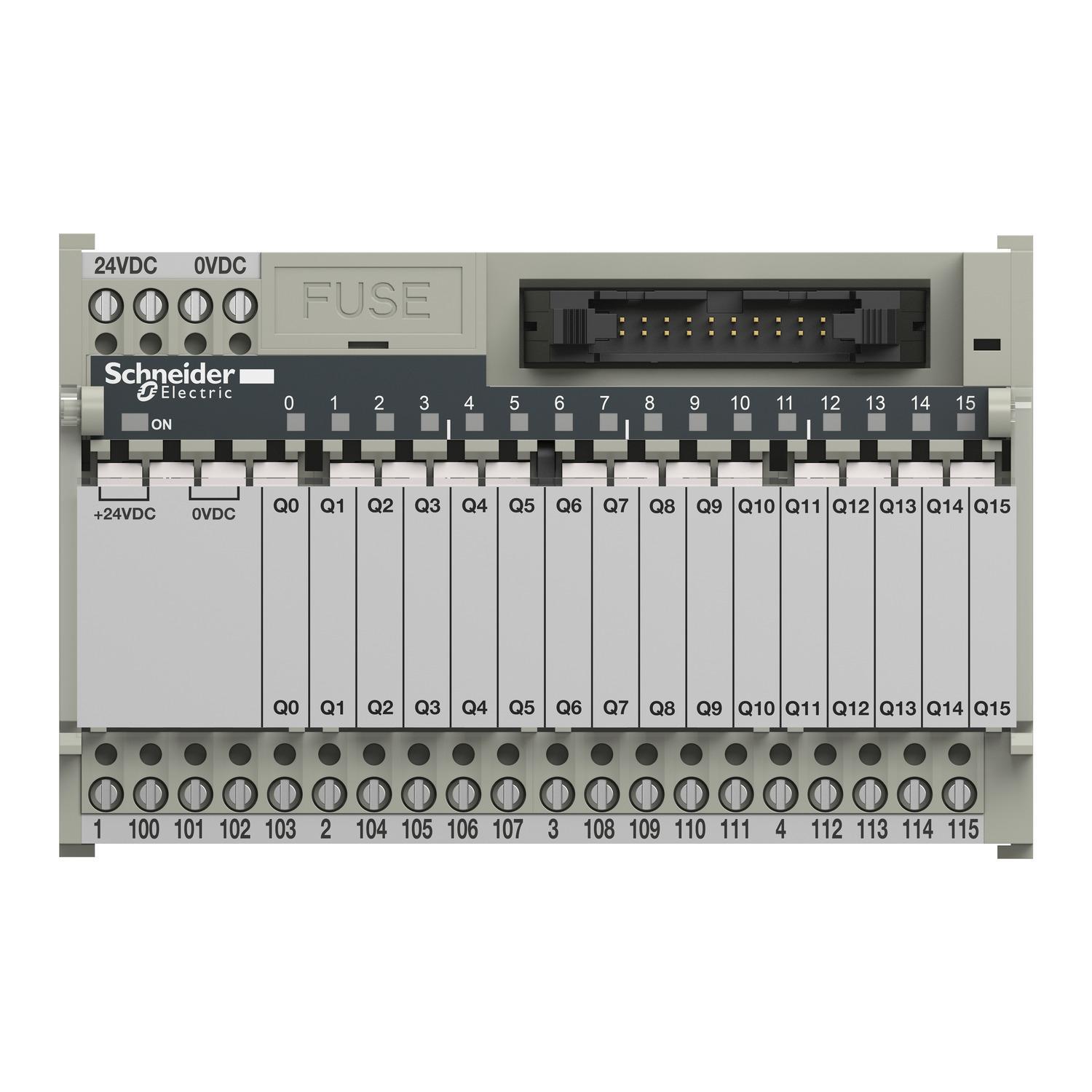 Schneider Electric ABE7R16T111 Distributed I/O Terminal Bases