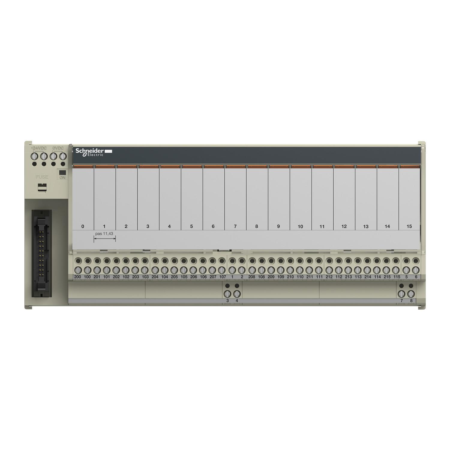 Schneider Electric ABE7R16T210 Relay & Timer Bases-Sockets
