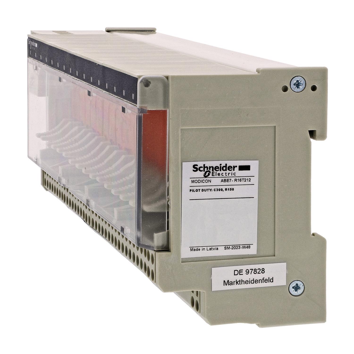Schneider Electric ABE7R16T212 Relay & Timer Bases-Sockets