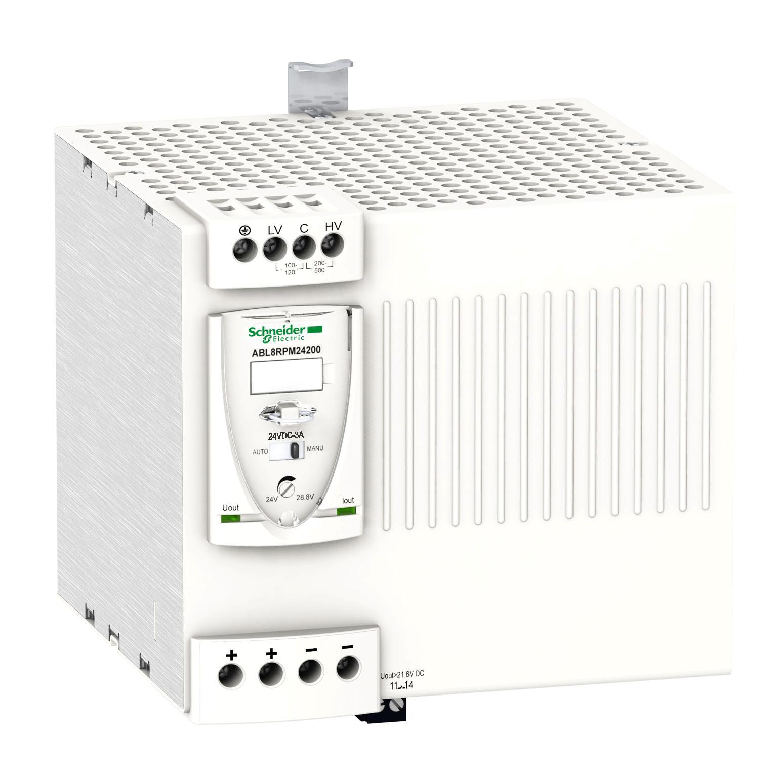 Schneider Electric ABL8RPM24200 DC Power Supplies