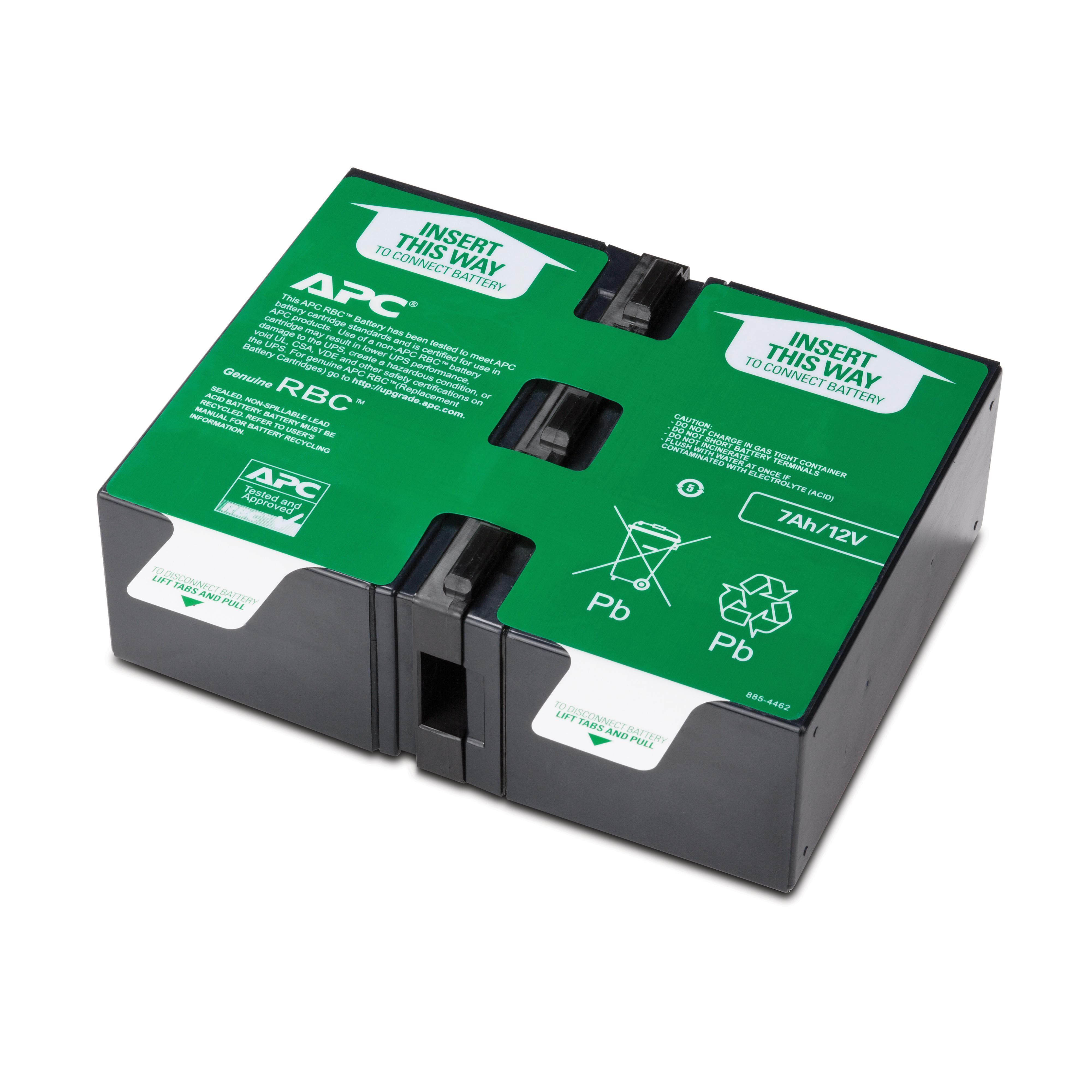 APC® APCRBC123 APC Lead-acid Battery Cartridge, For Use With UPS
