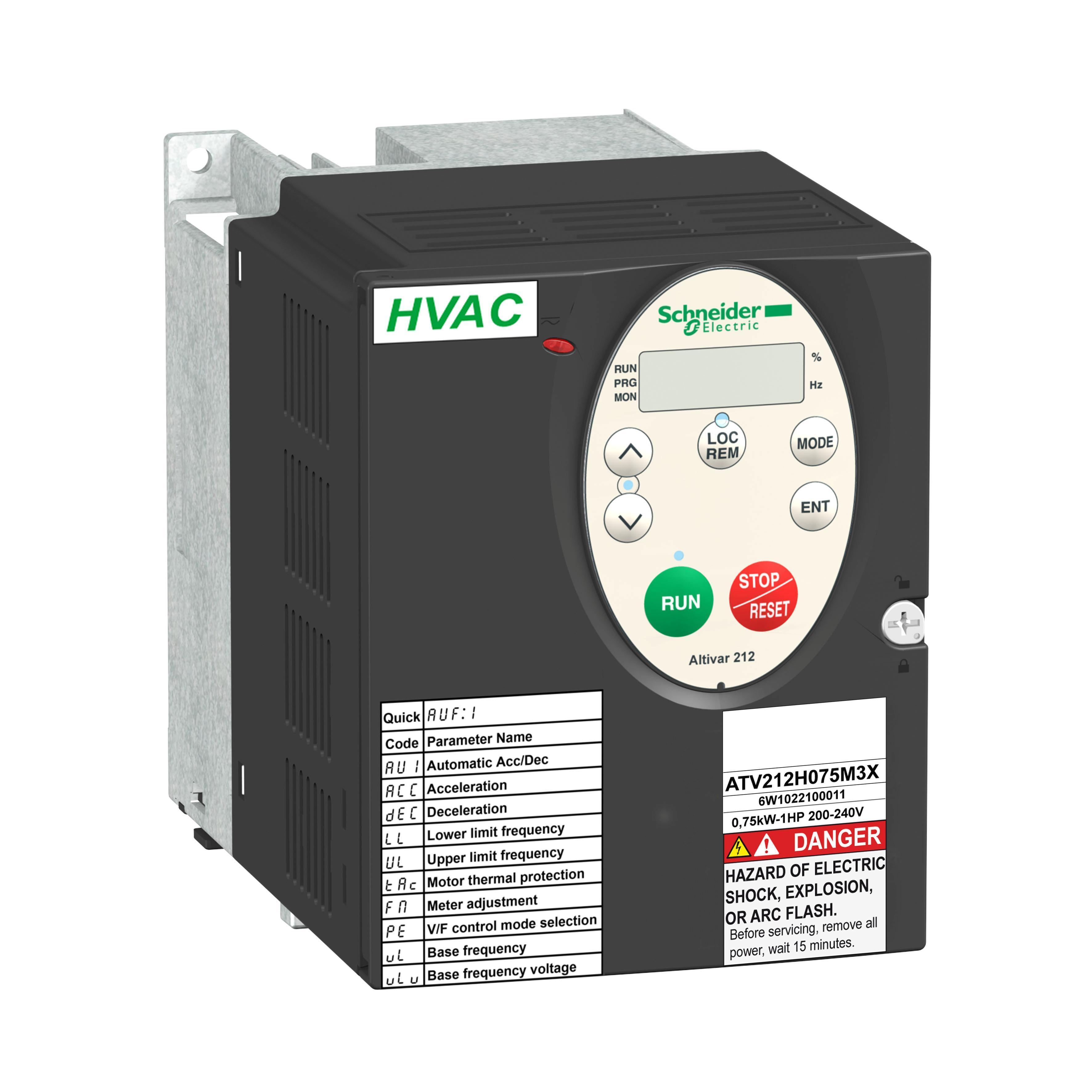Schneider Electric ATV212H075M3X AC Variable Frequency Drives