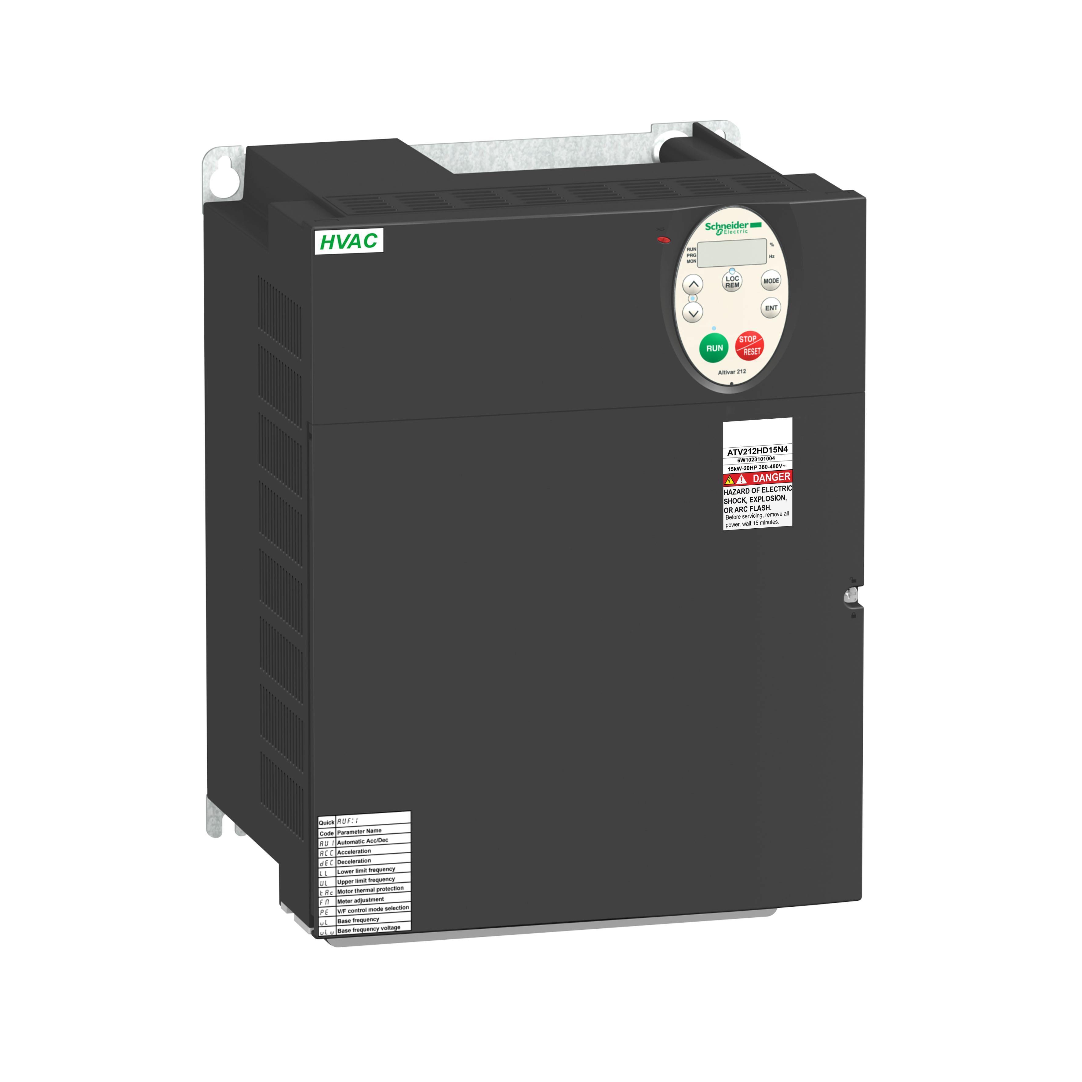 Schneider Electric ATV212HD22N4S AC Variable Frequency Drives