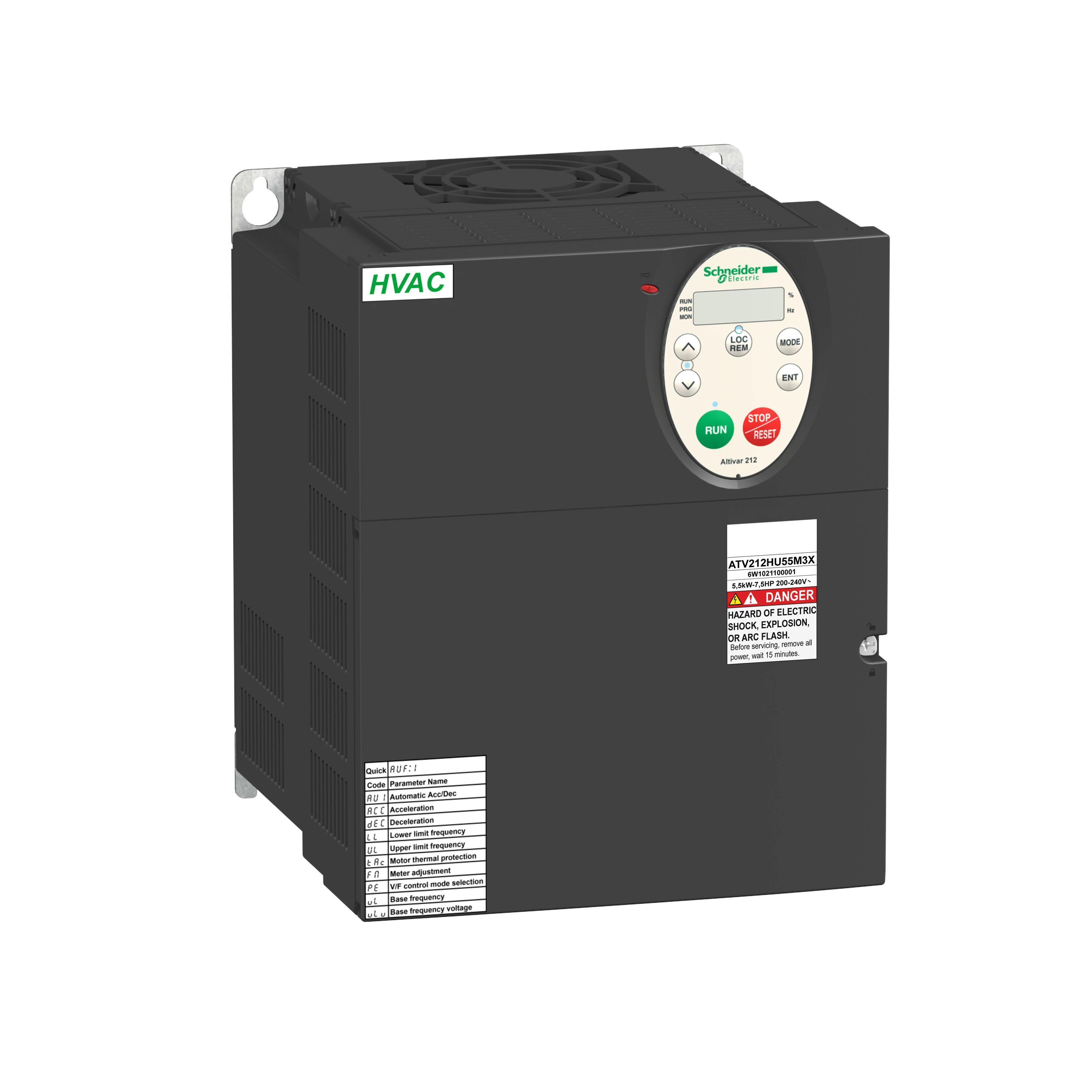 Schneider Electric ATV212HU55M3X AC Variable Frequency Drives