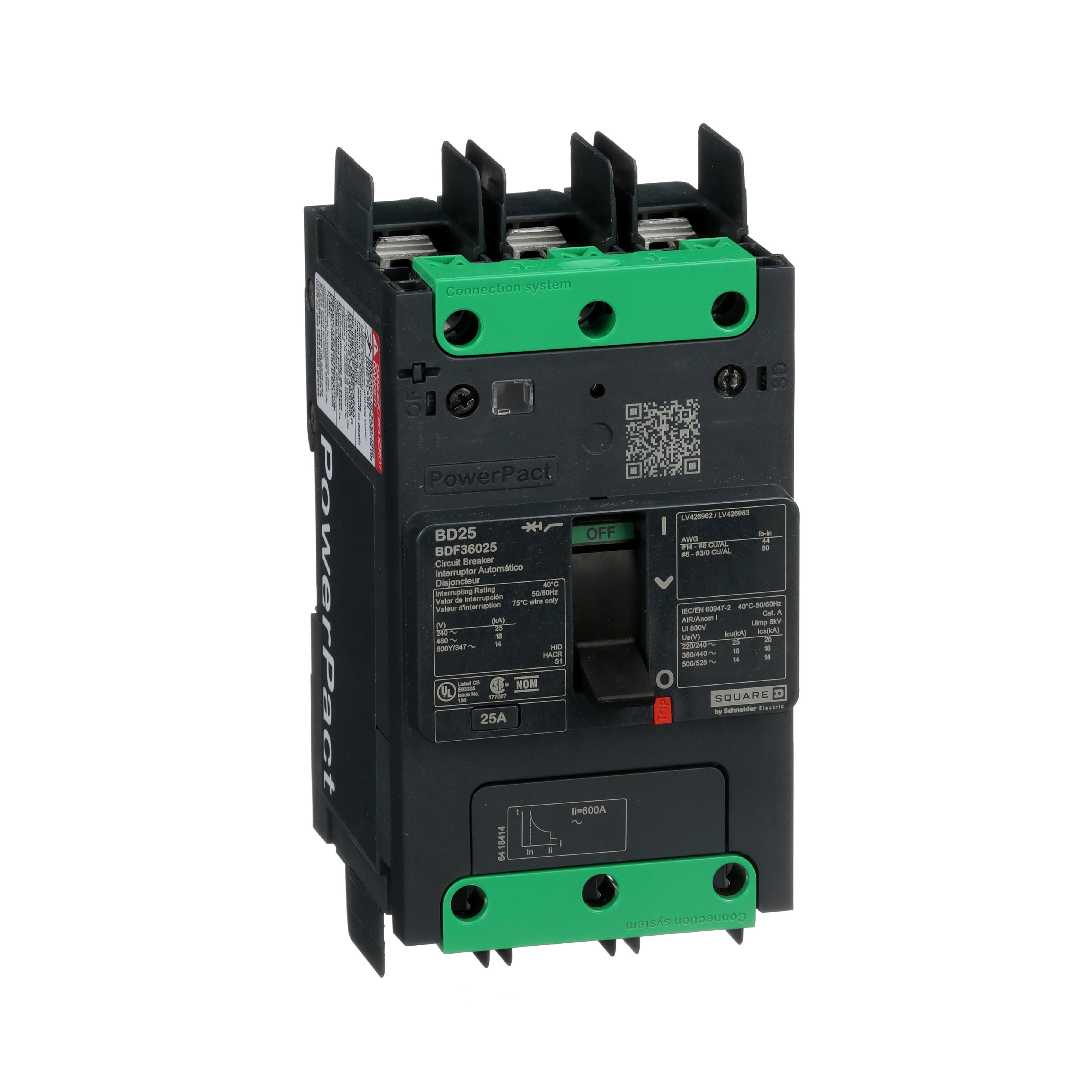 Schneider Electric BGF36125 Molded Case Circuit Breakers